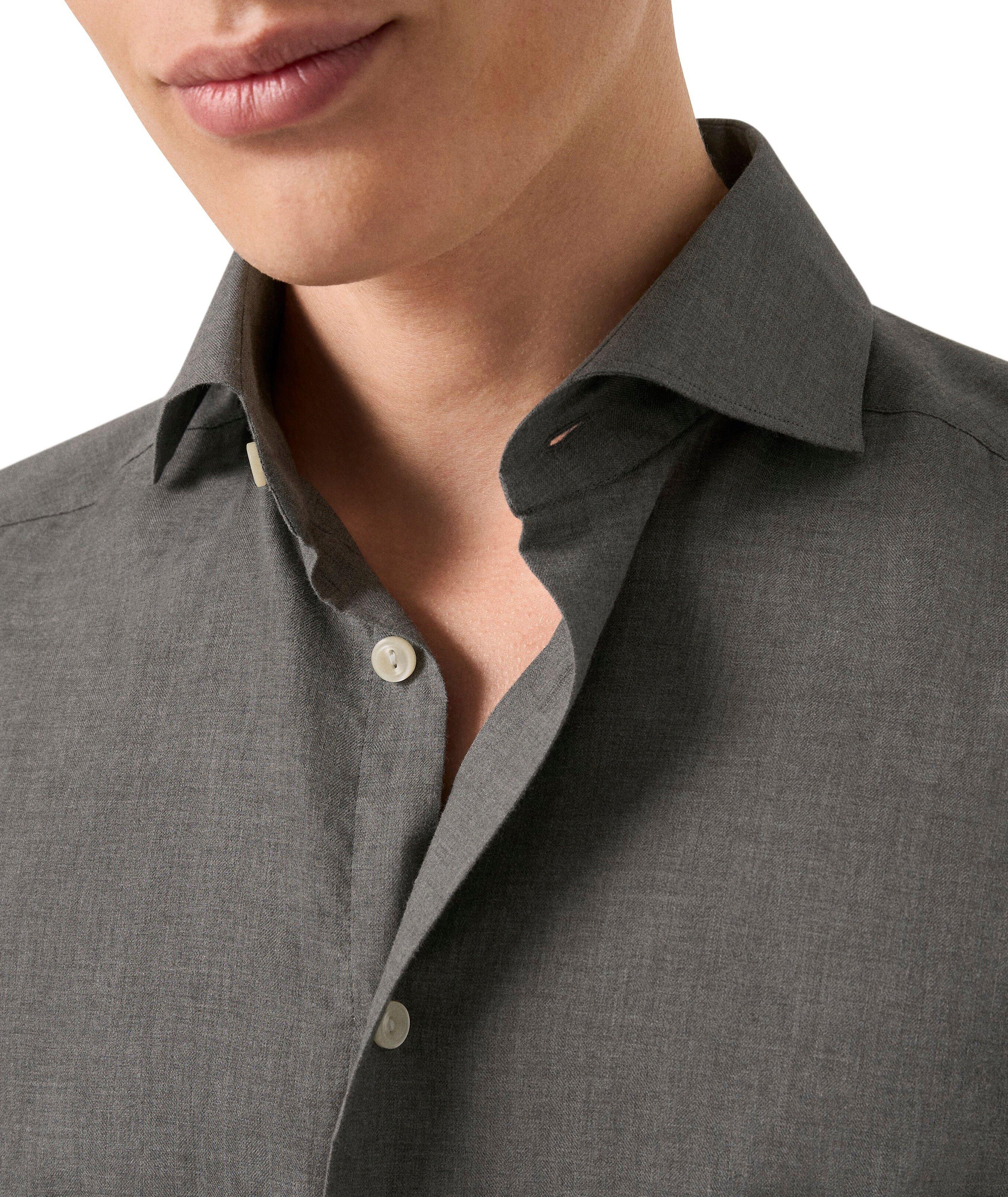 Chemise habillée en flanelle Signature Coupe Ajustée image 4
