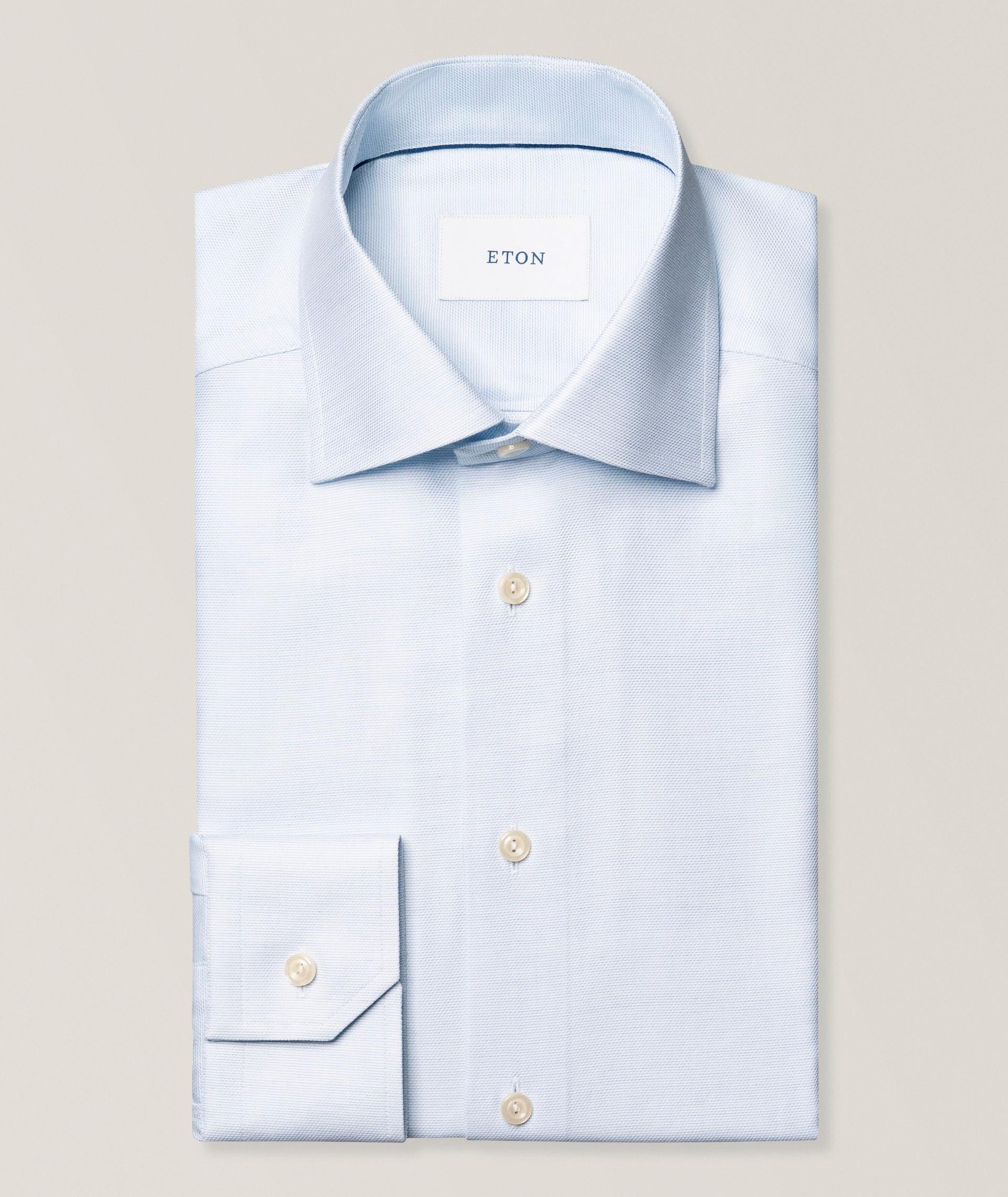 Chemise habillée en twill de coupe contemporaine image 0