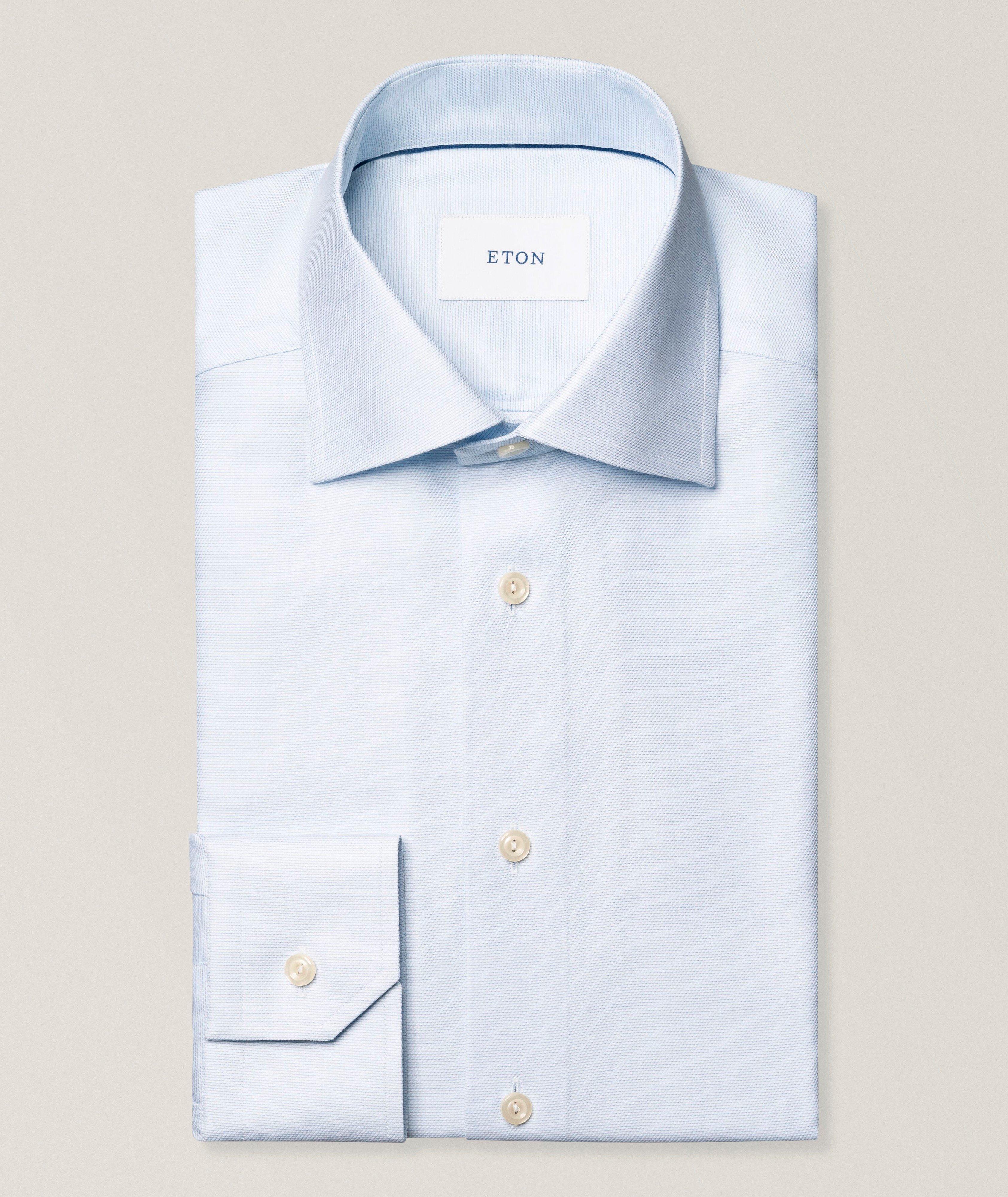 Chemise habillée en twill de coupe contemporaine image 0