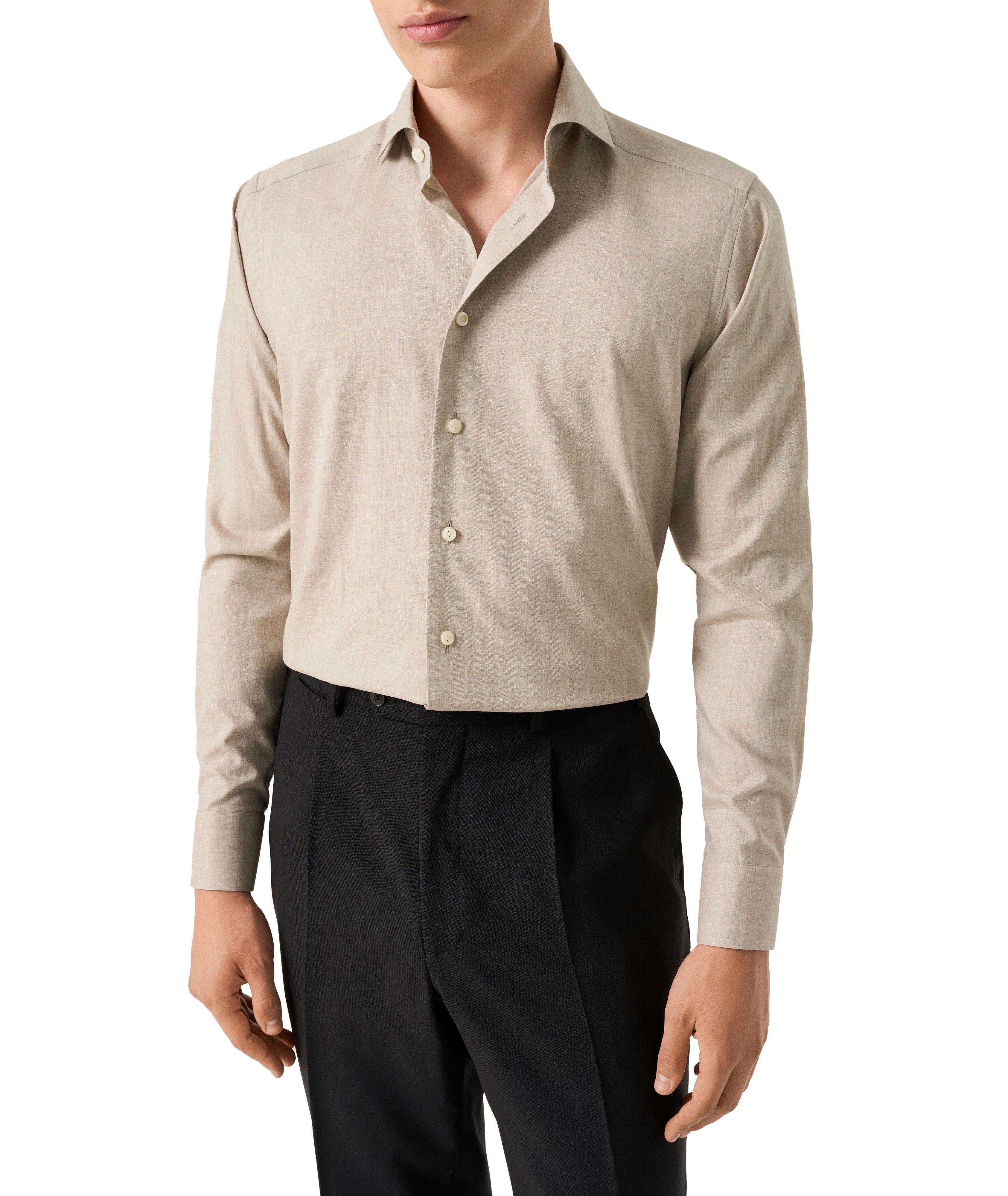 Slim-Fit Signature Flannel Dress Shirt image 2