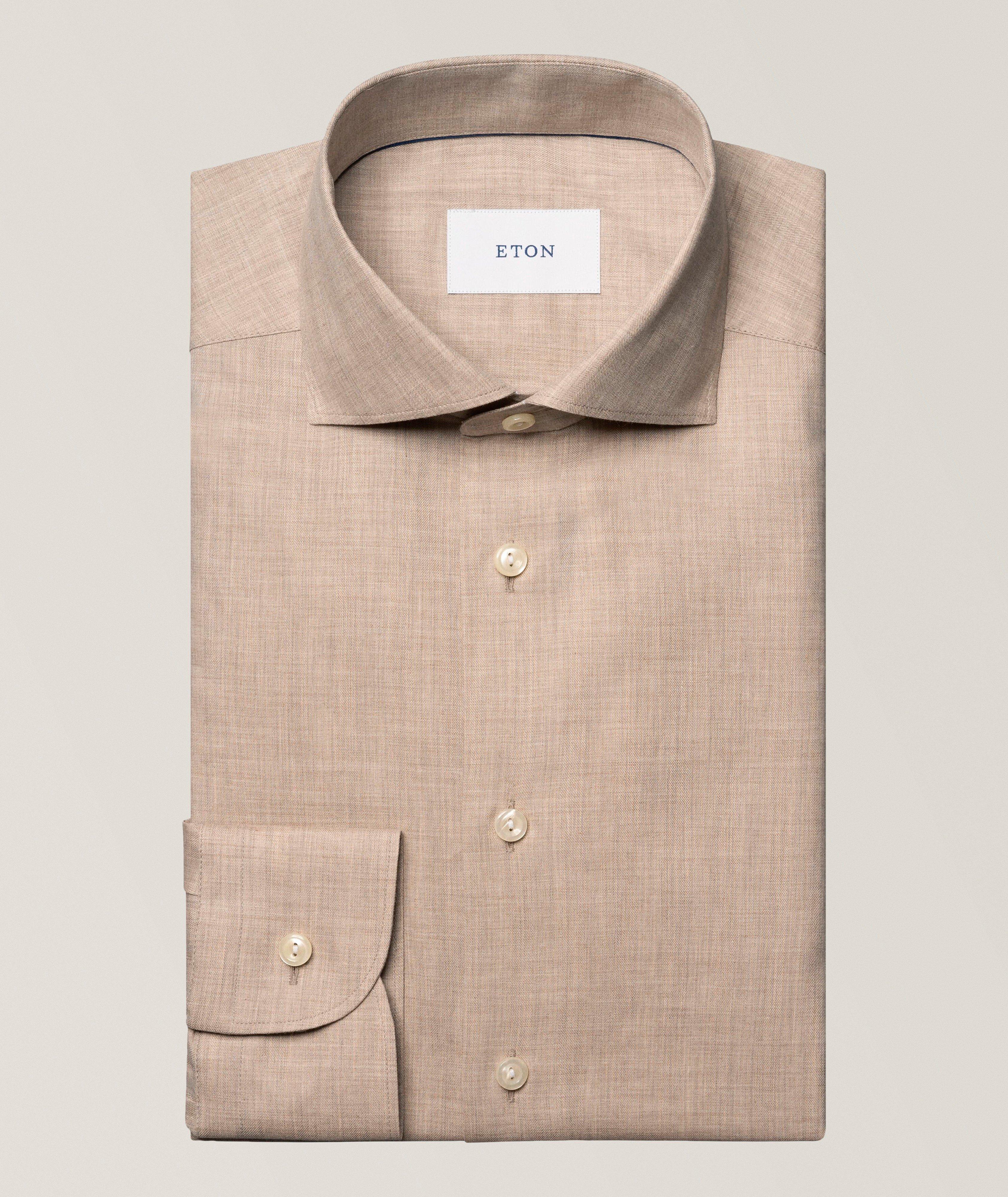 Chemise habillée en flanelle Signature coupe ajustée image 0