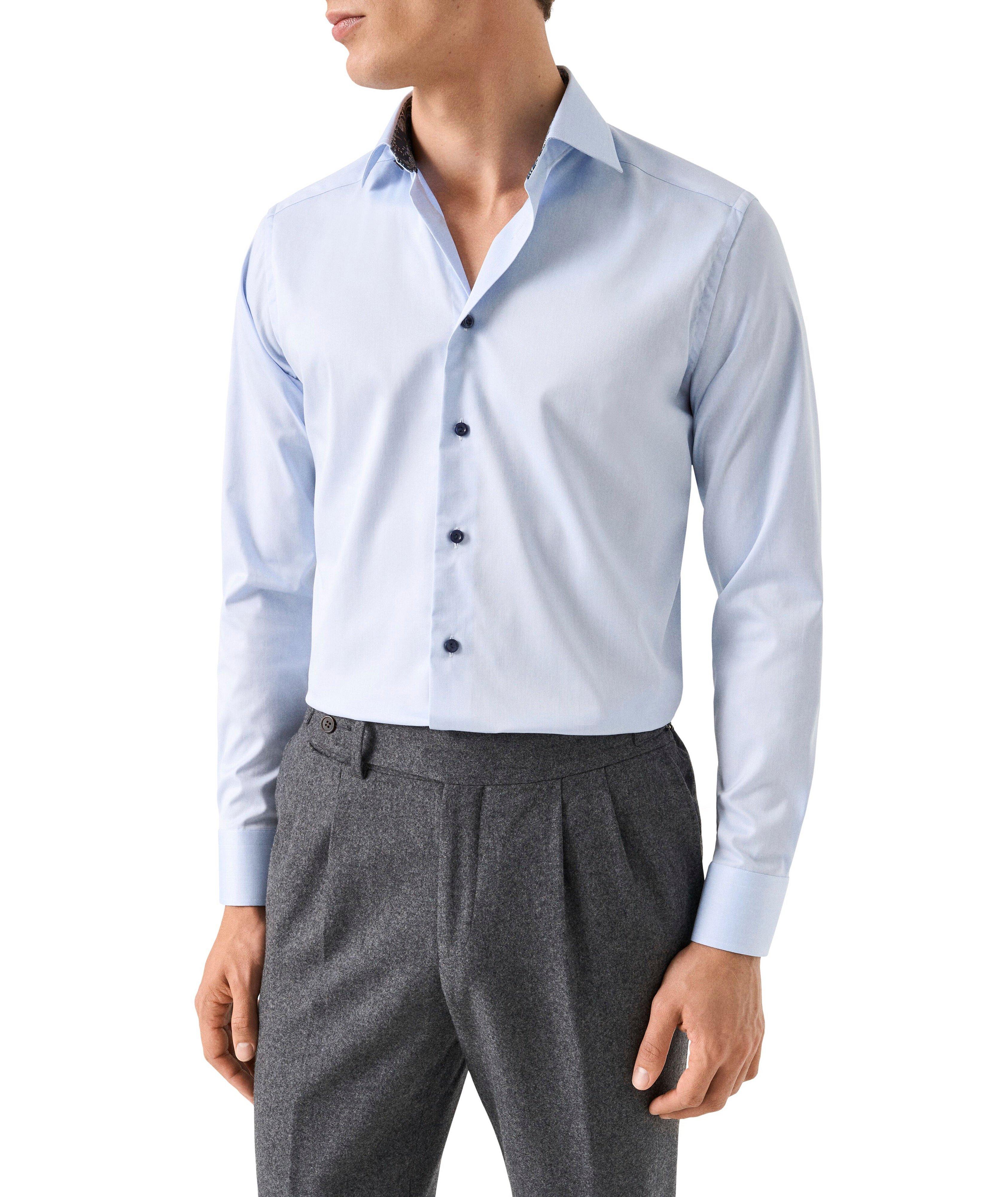 Chemise habillée à motif floral de coupe amincie image 2