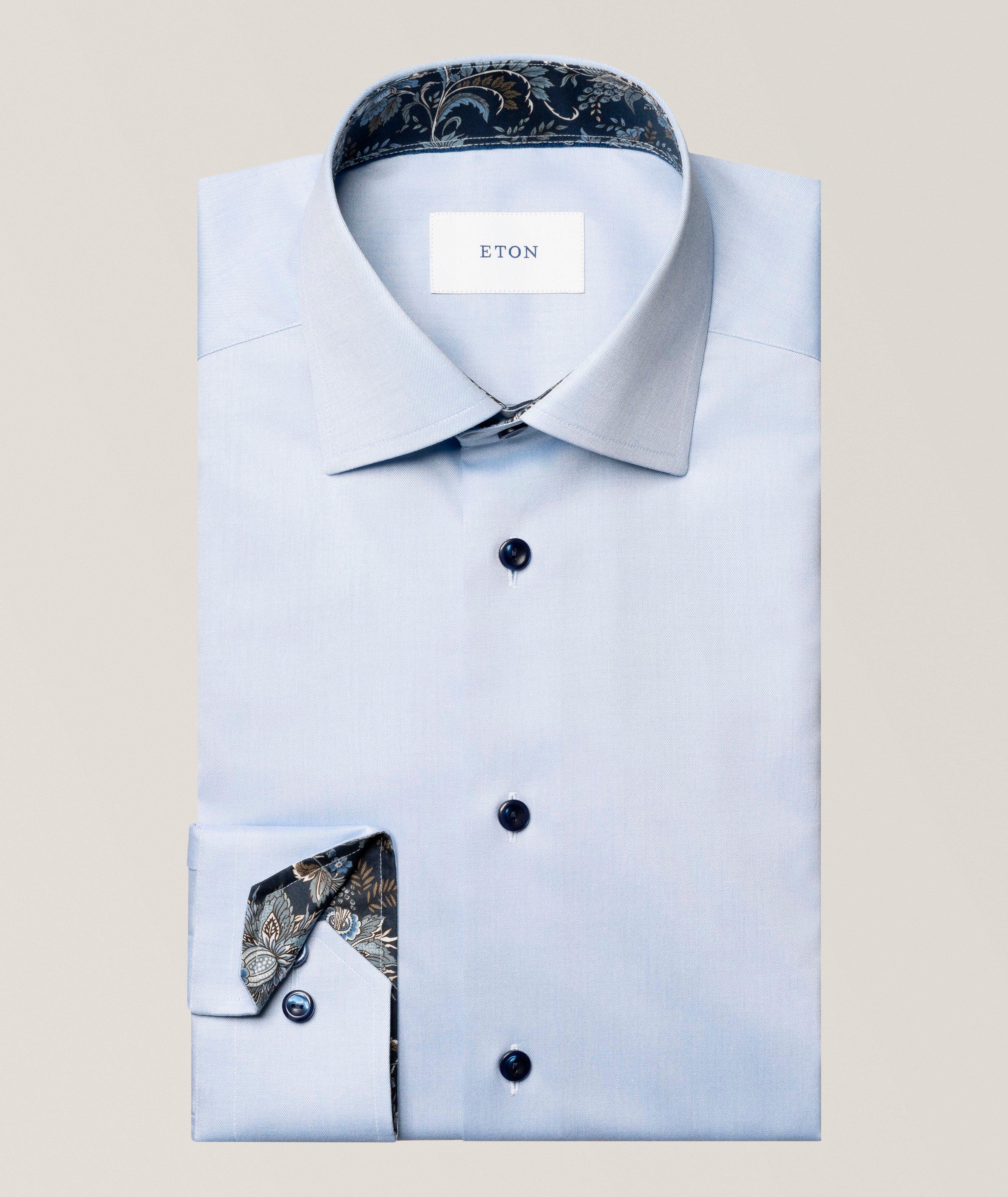 Chemise habillée à motif floral de coupe amincie image 0