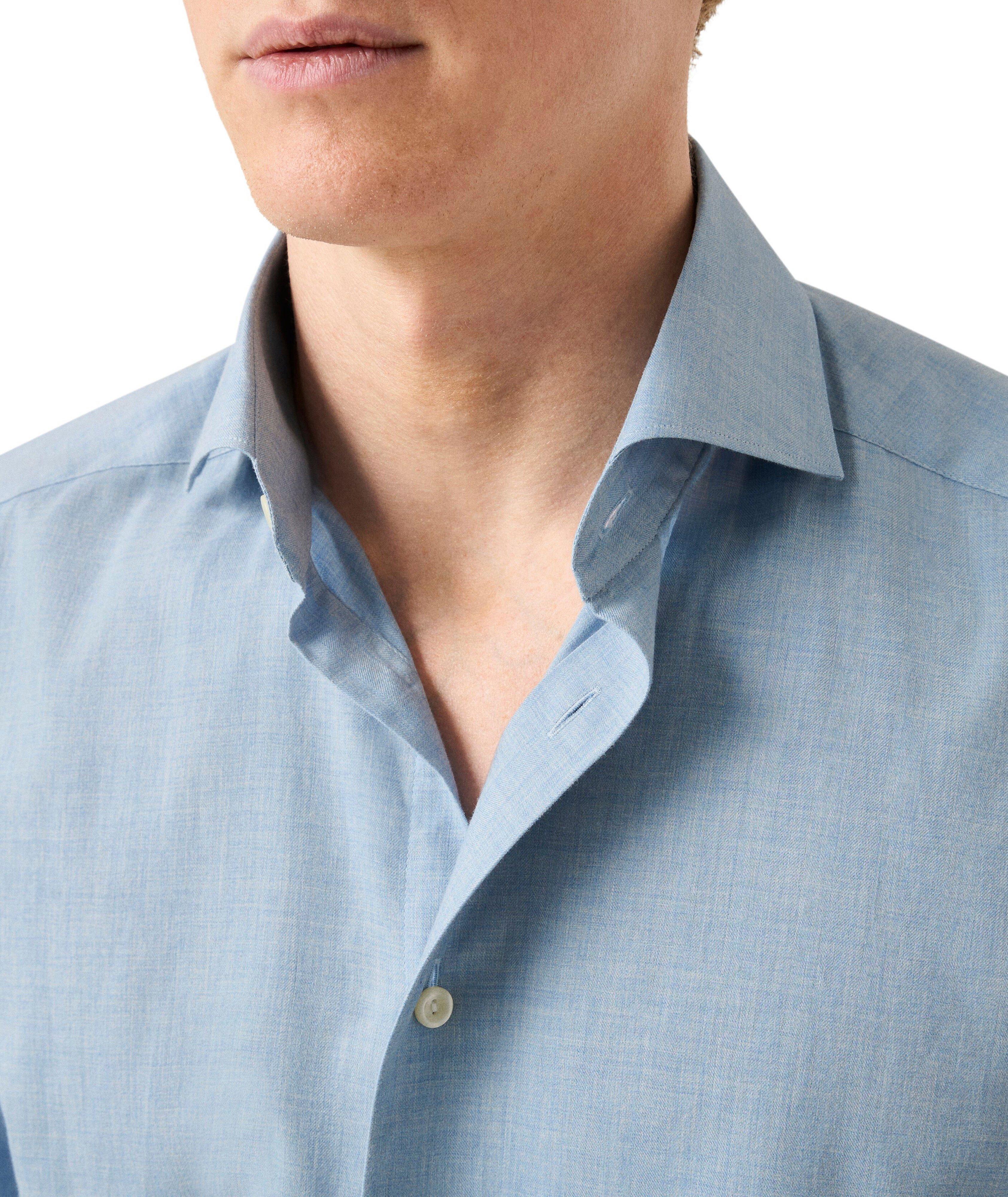 Chemise habillée en flanelle Signature coupe ajustée image 4