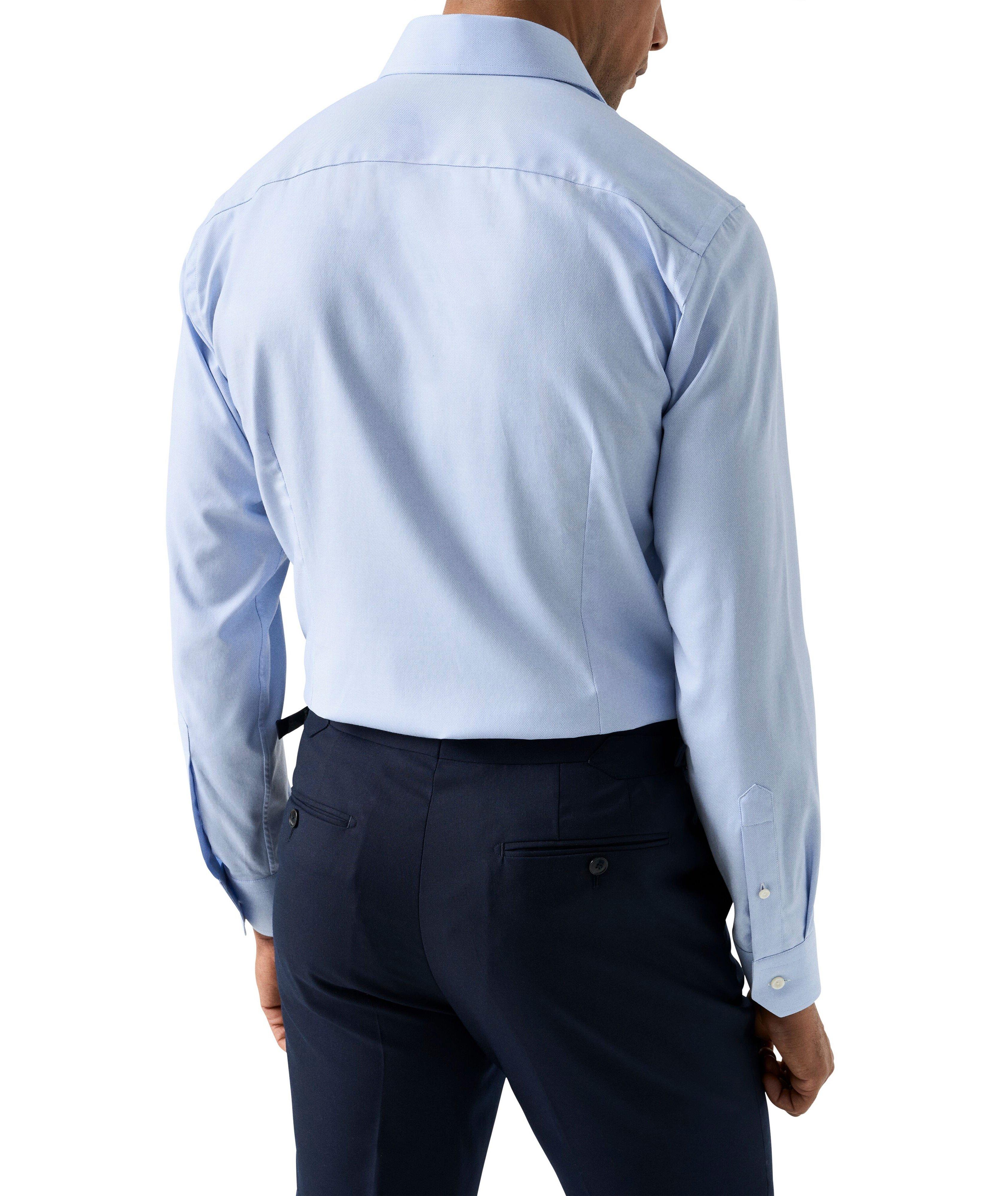 Chemise habillée en twill de coupe amincie image 3