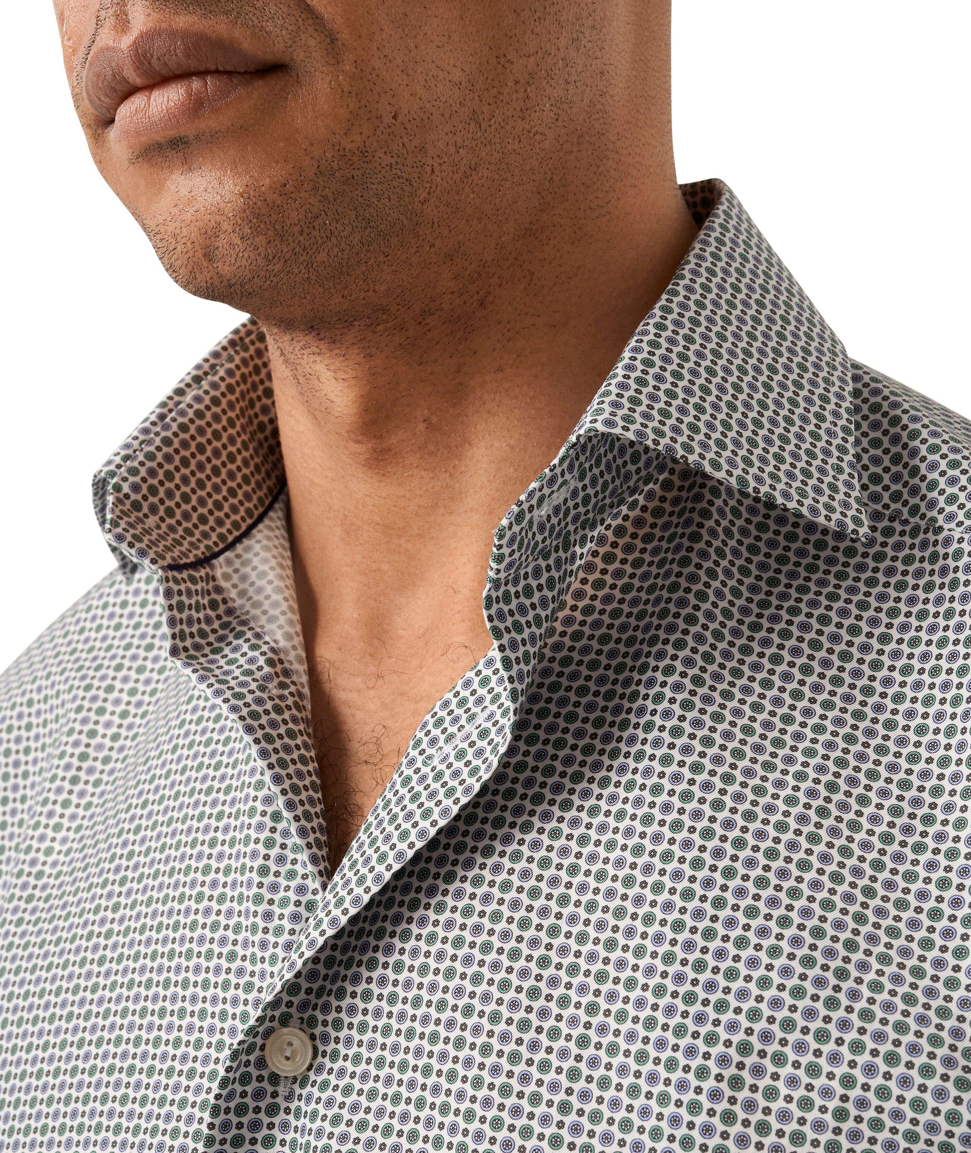 Contemporary-Fit Micro-Floral Dress Shirt image 4