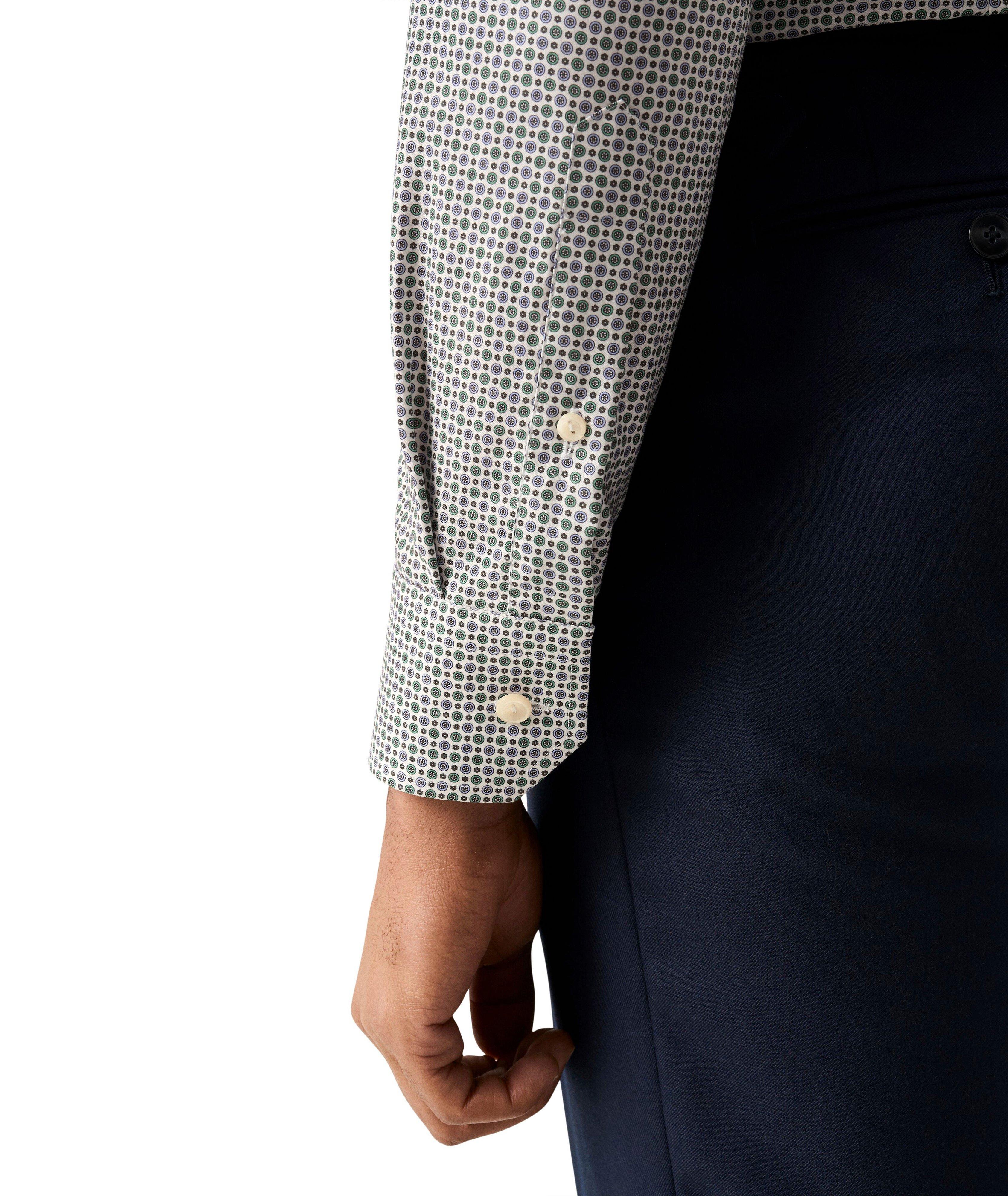 Contemporary-Fit Micro-Floral Dress Shirt image 5