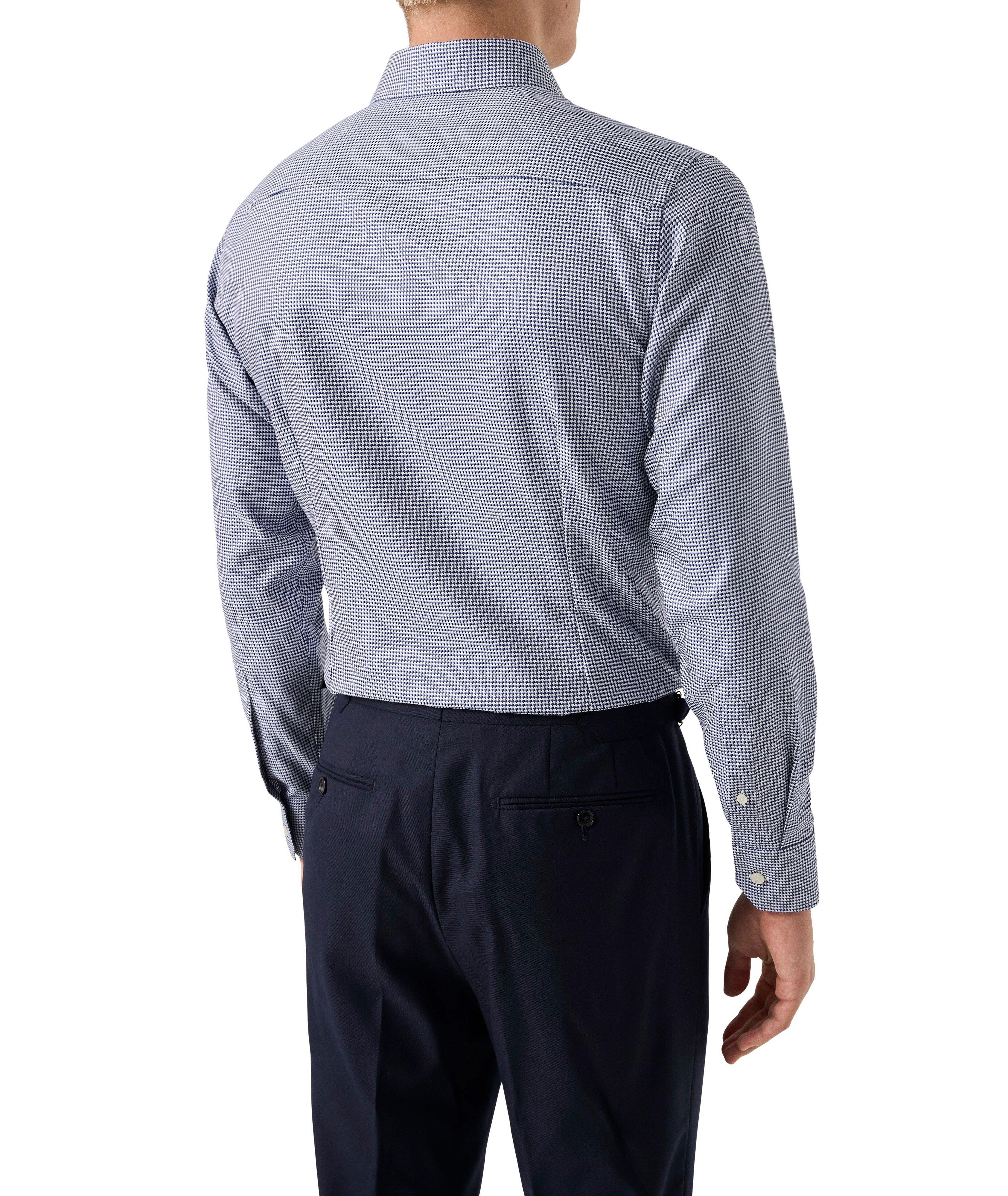 Contemporary-Fit Houndstooth Twill Dress Shirt image 3
