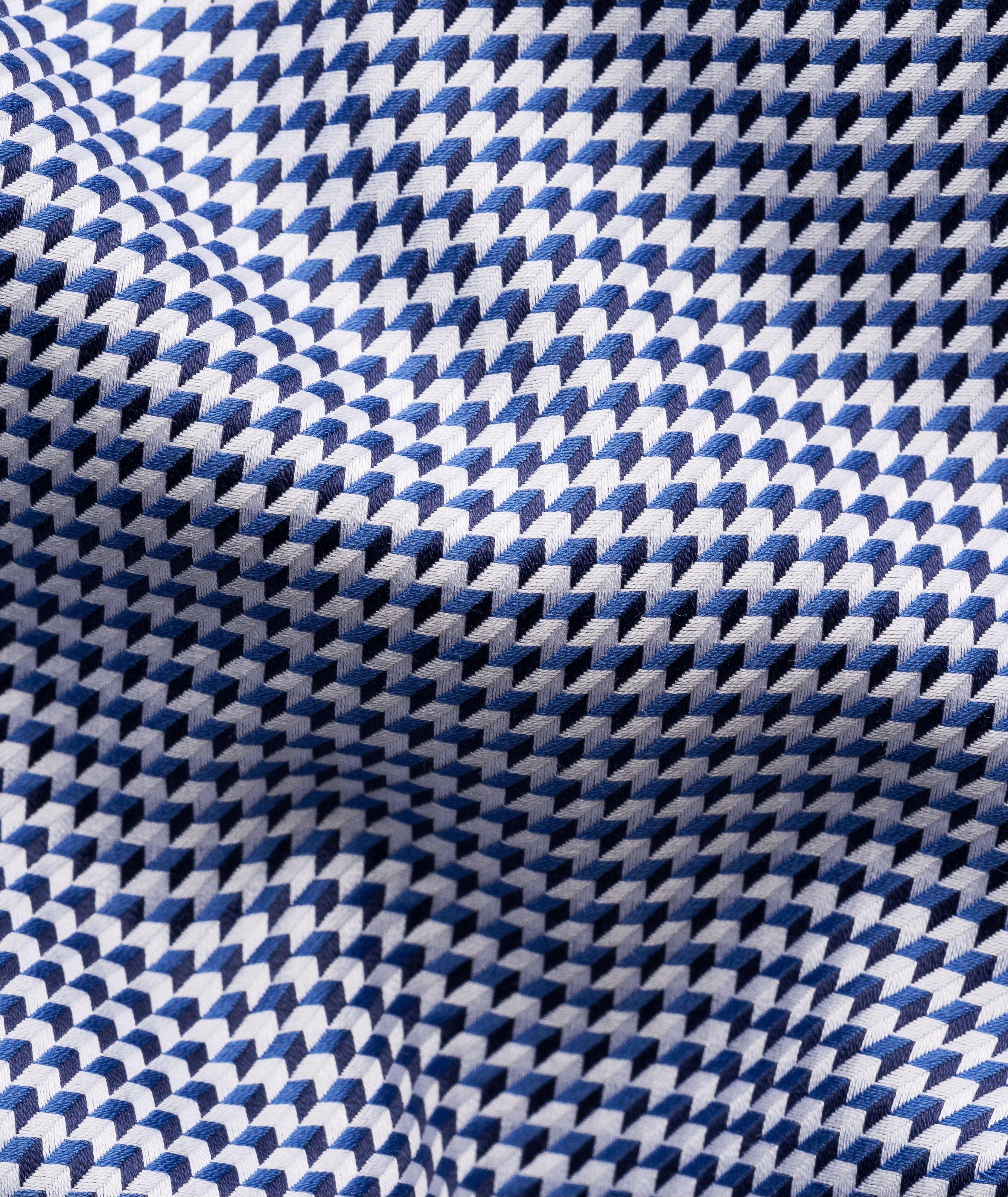 Contemporary-Fit Houndstooth Twill Dress Shirt image 6