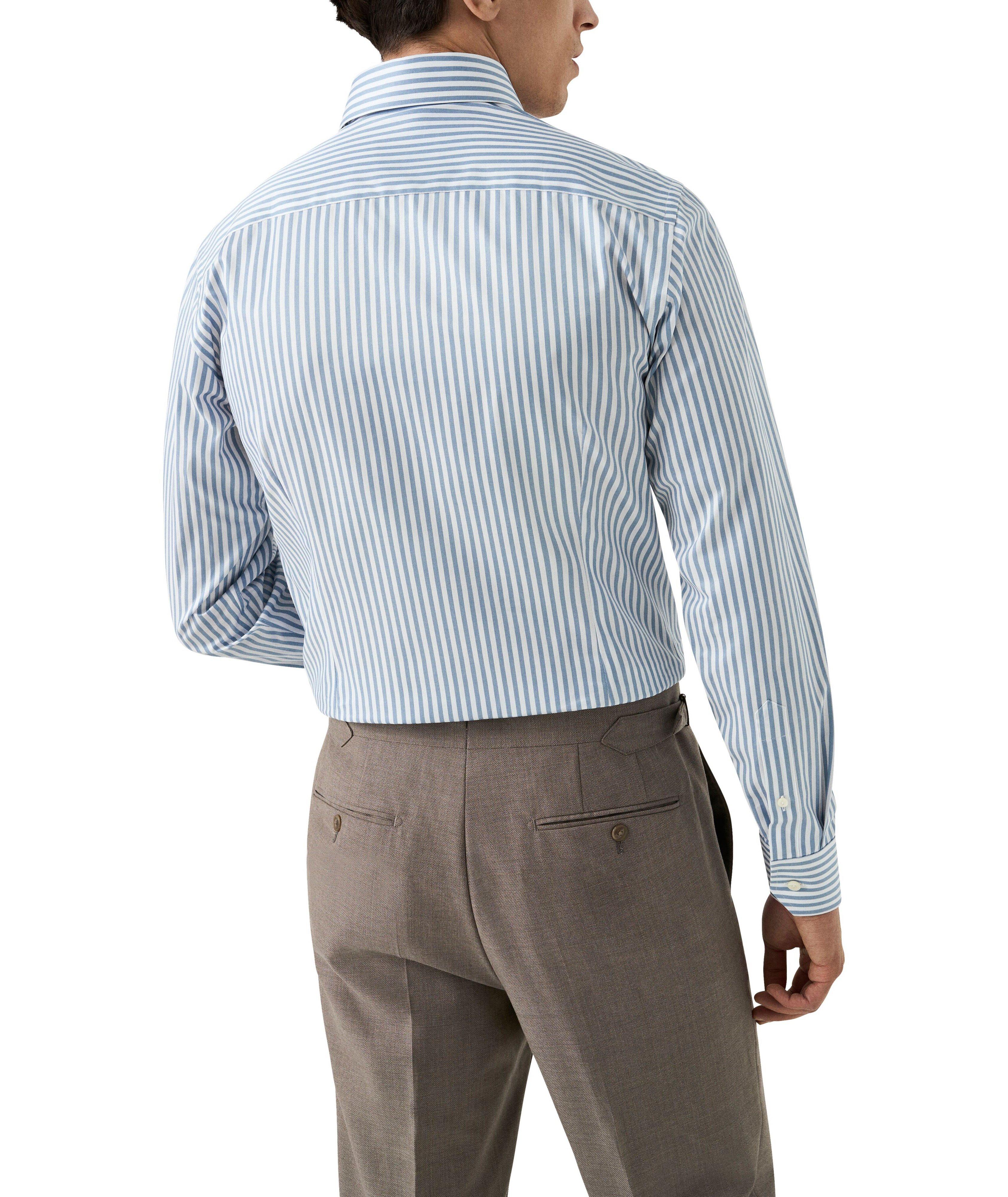 Contemporary-Fit Bengal Stripe Twill Dress Shirt image 3