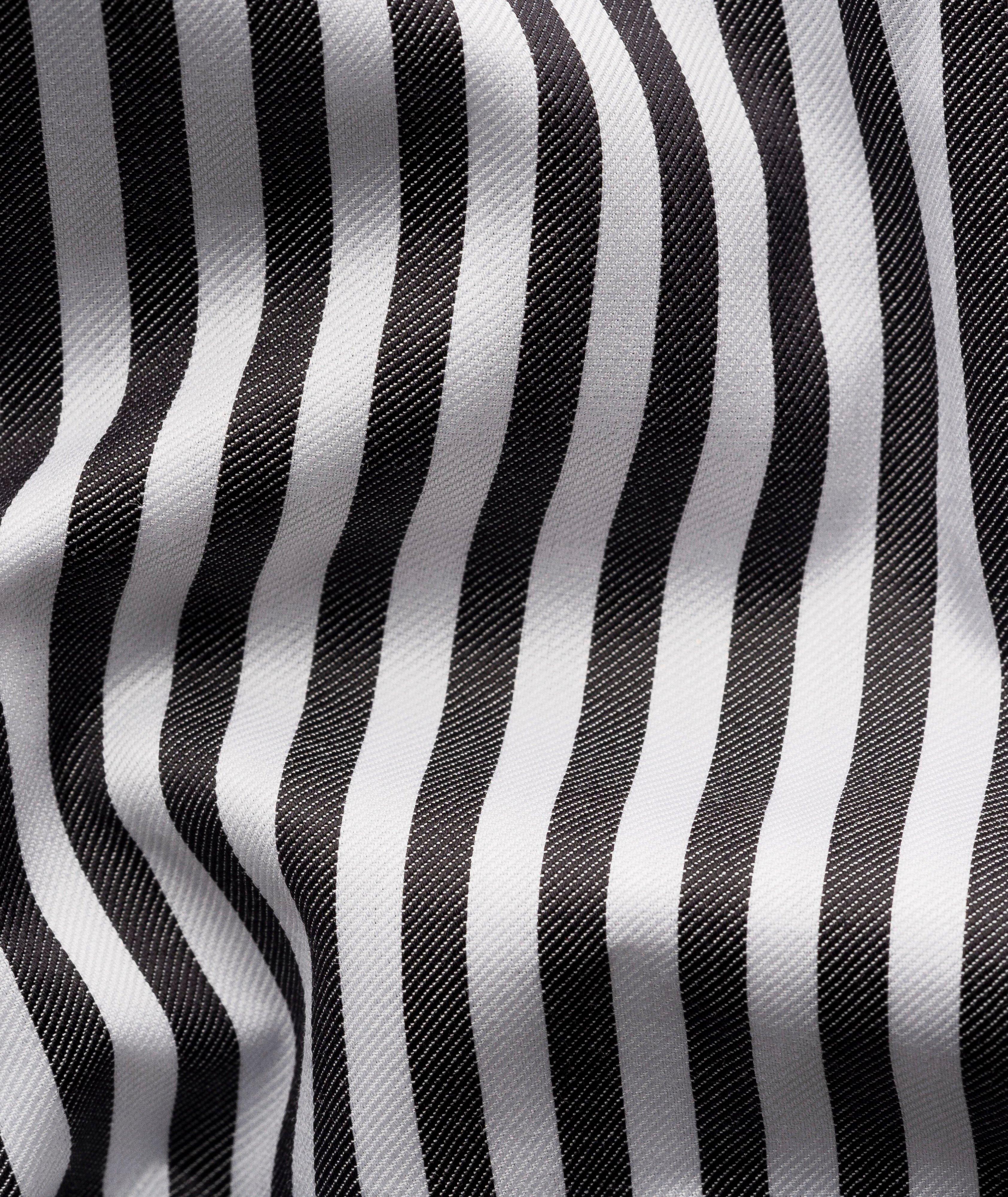 Chemise habillée en twill à rayures de coupe amincie image 2