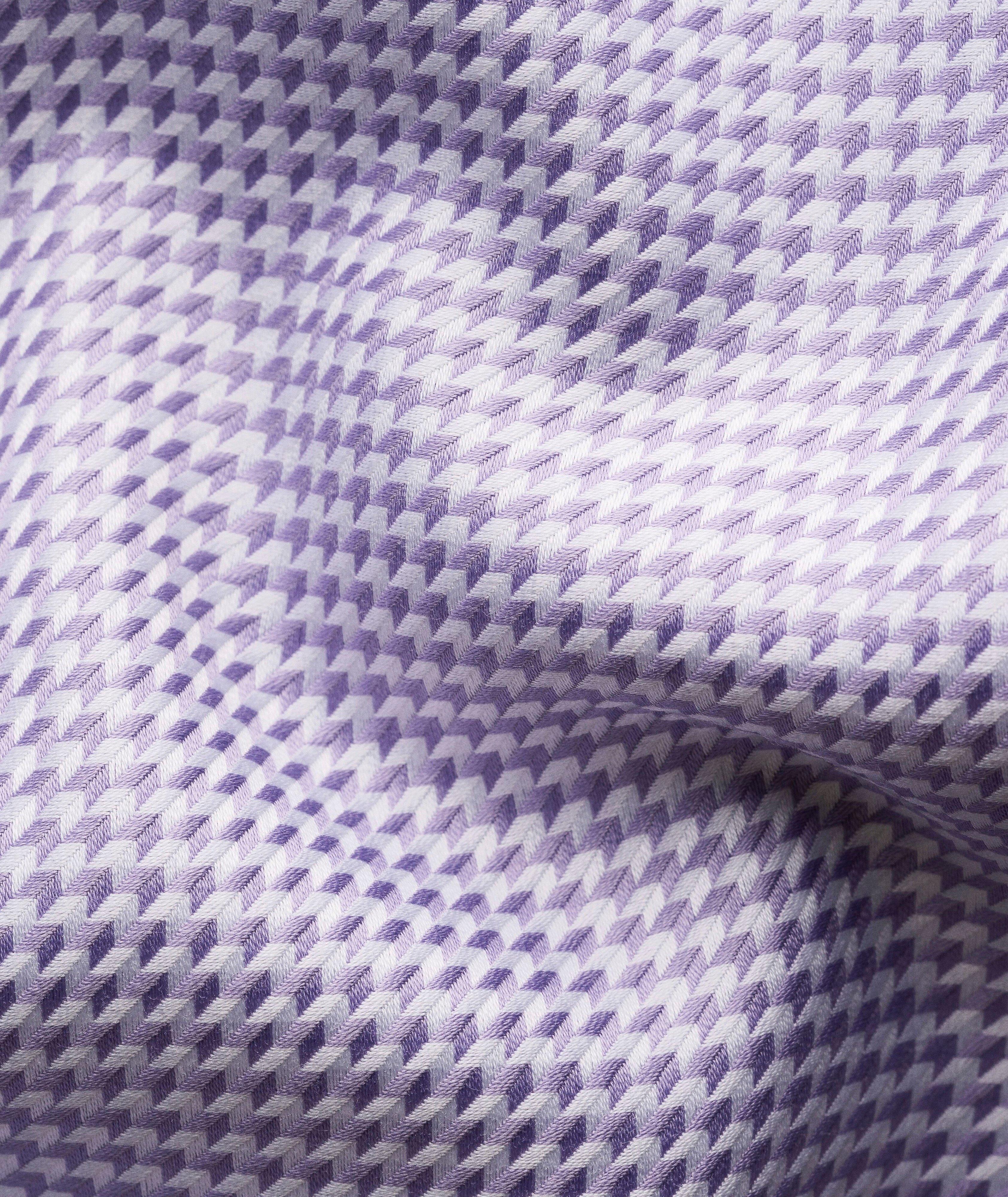 Slim-Fit Houndstooth Twill Dress Shirt image 6