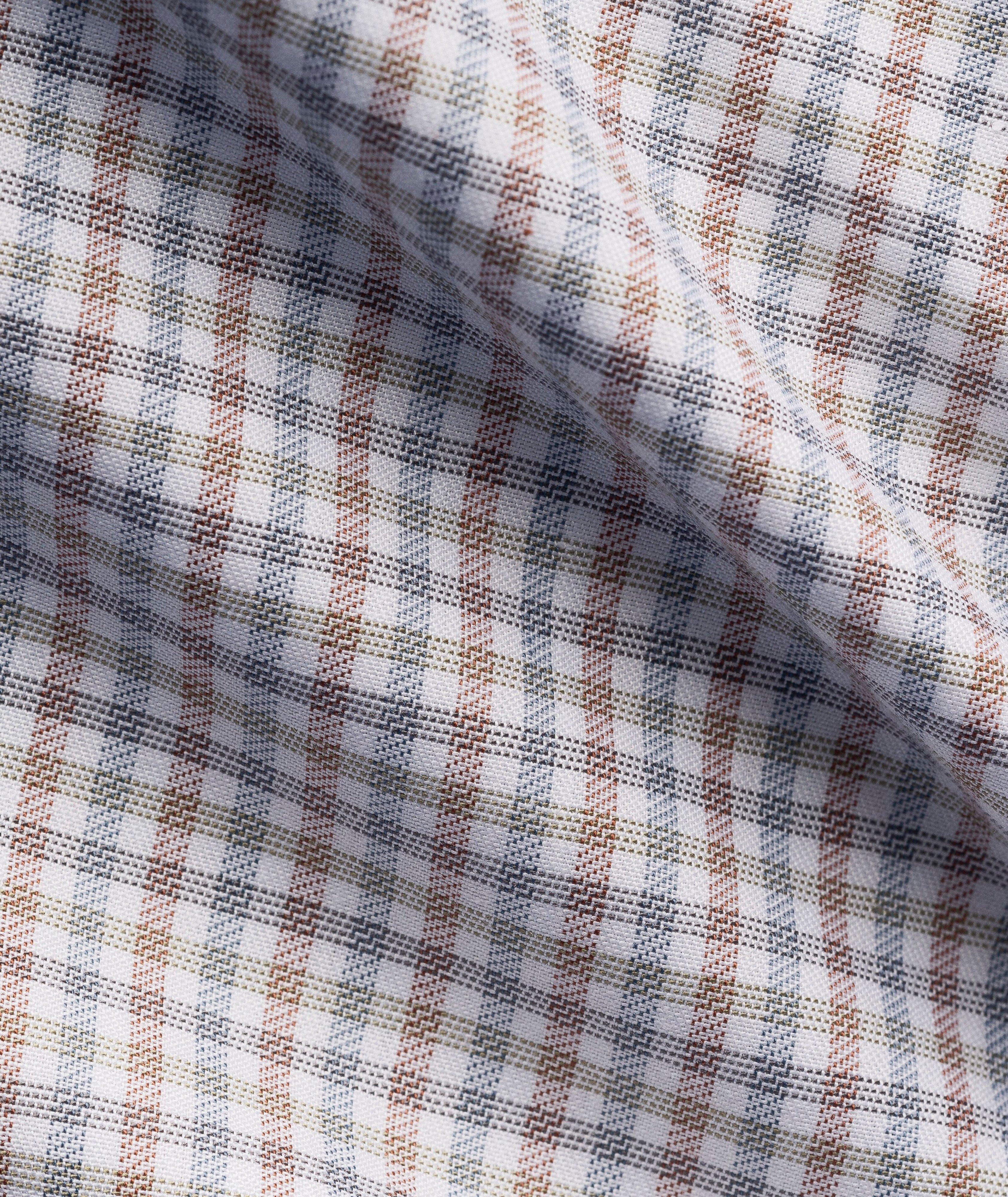 Contemporary-Fit Micro-Check Twill Dress Shirt image 2