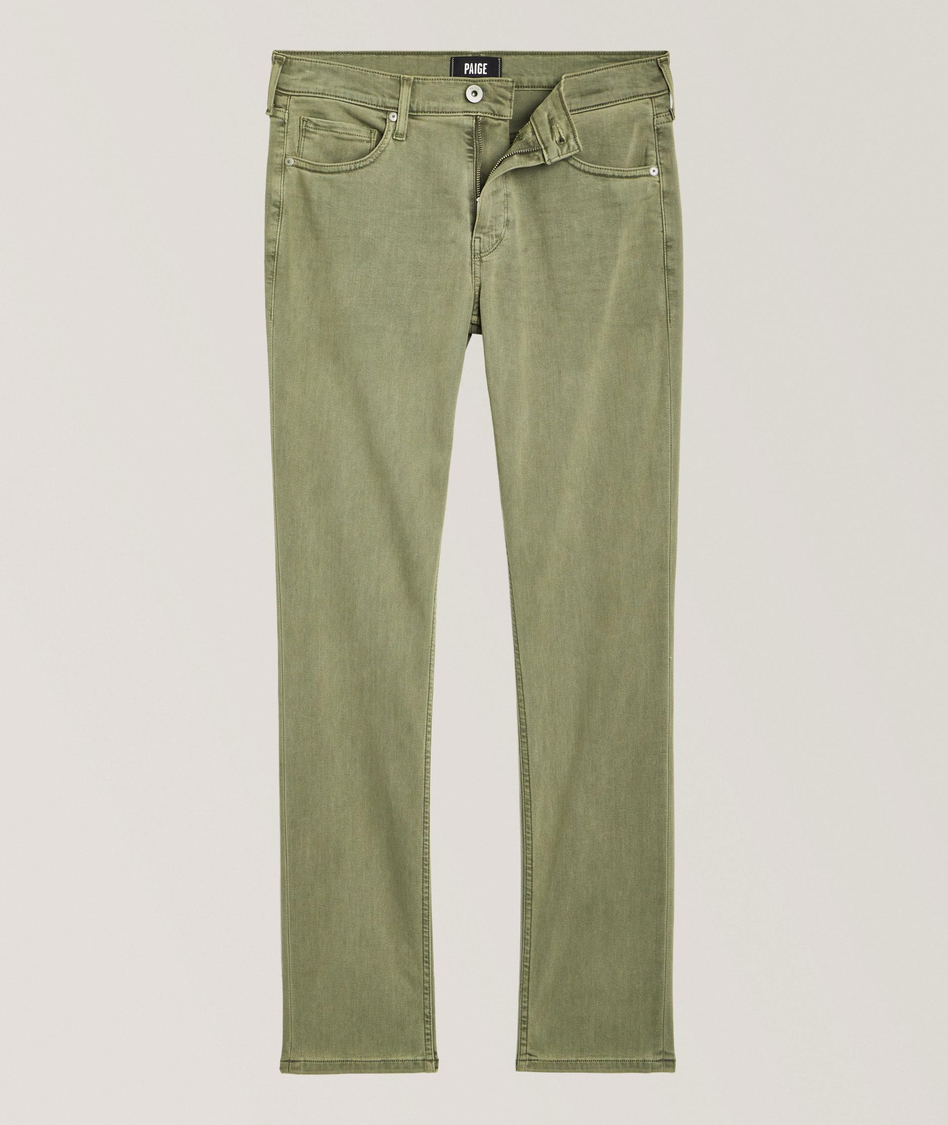 Pantalon Lennox en coton extensible de coupe amincie image 0