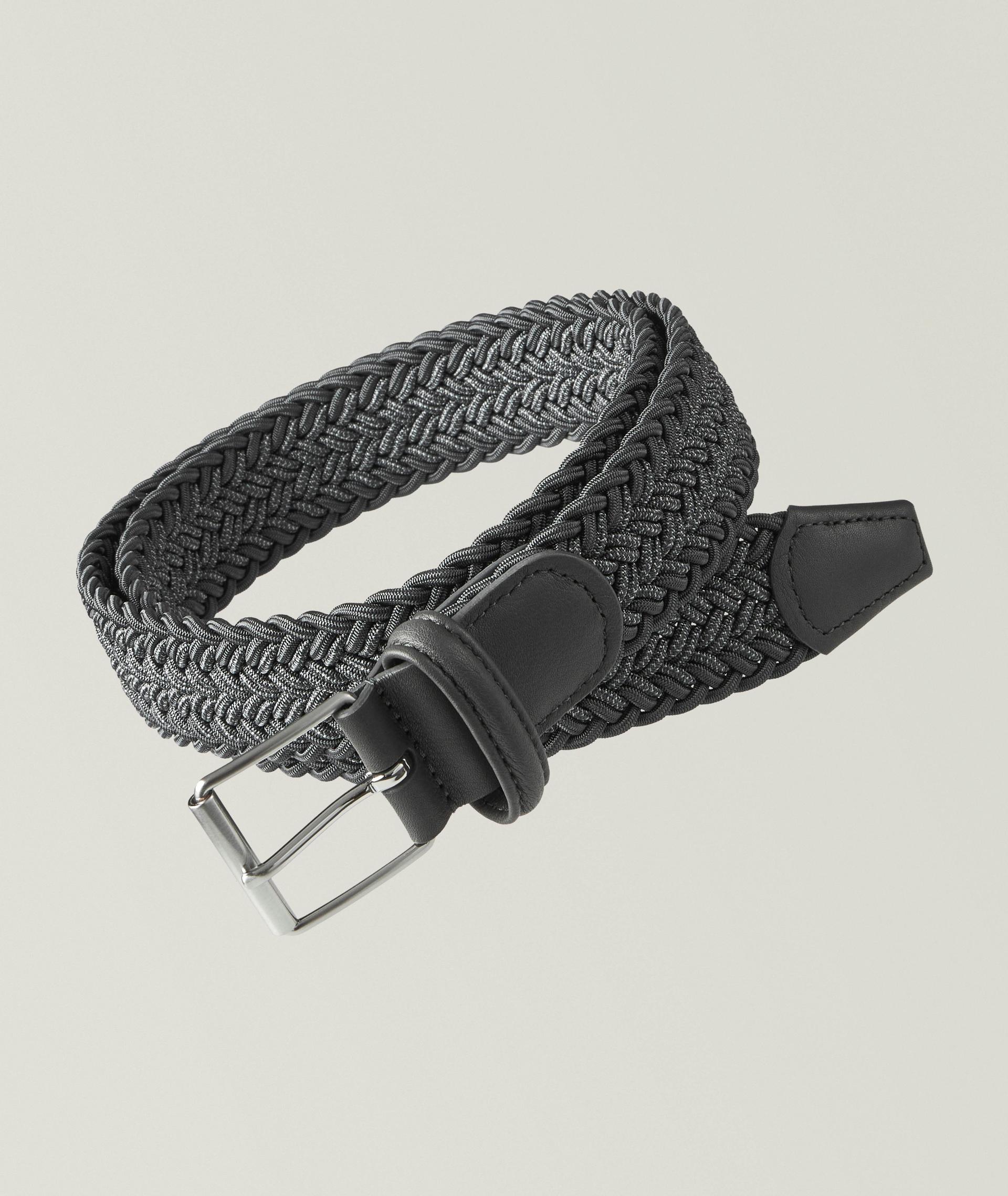 Mélange Contrast Woven Stretch Belt image 0