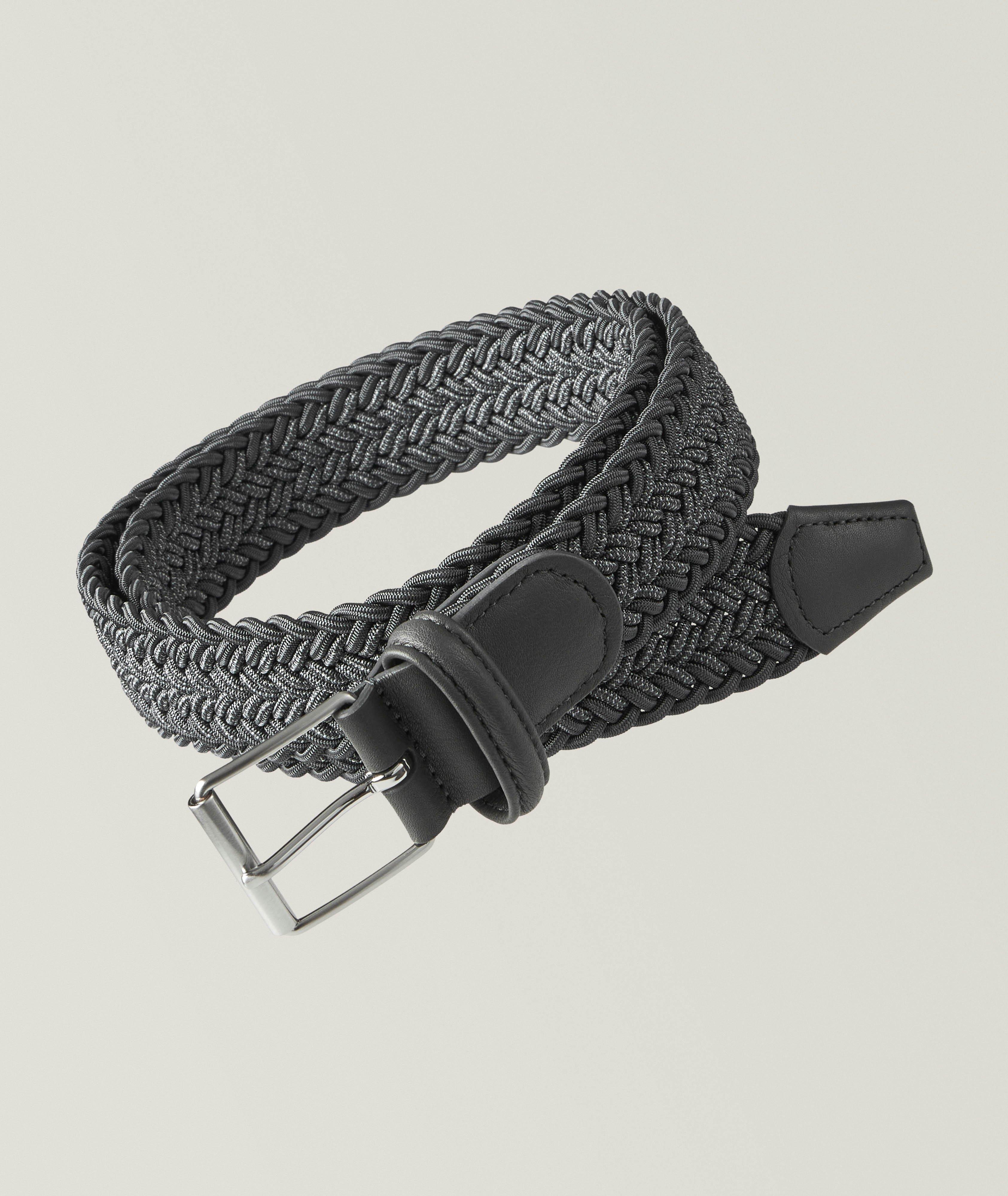 Mélange Contrast Woven Stretch Belt image 0