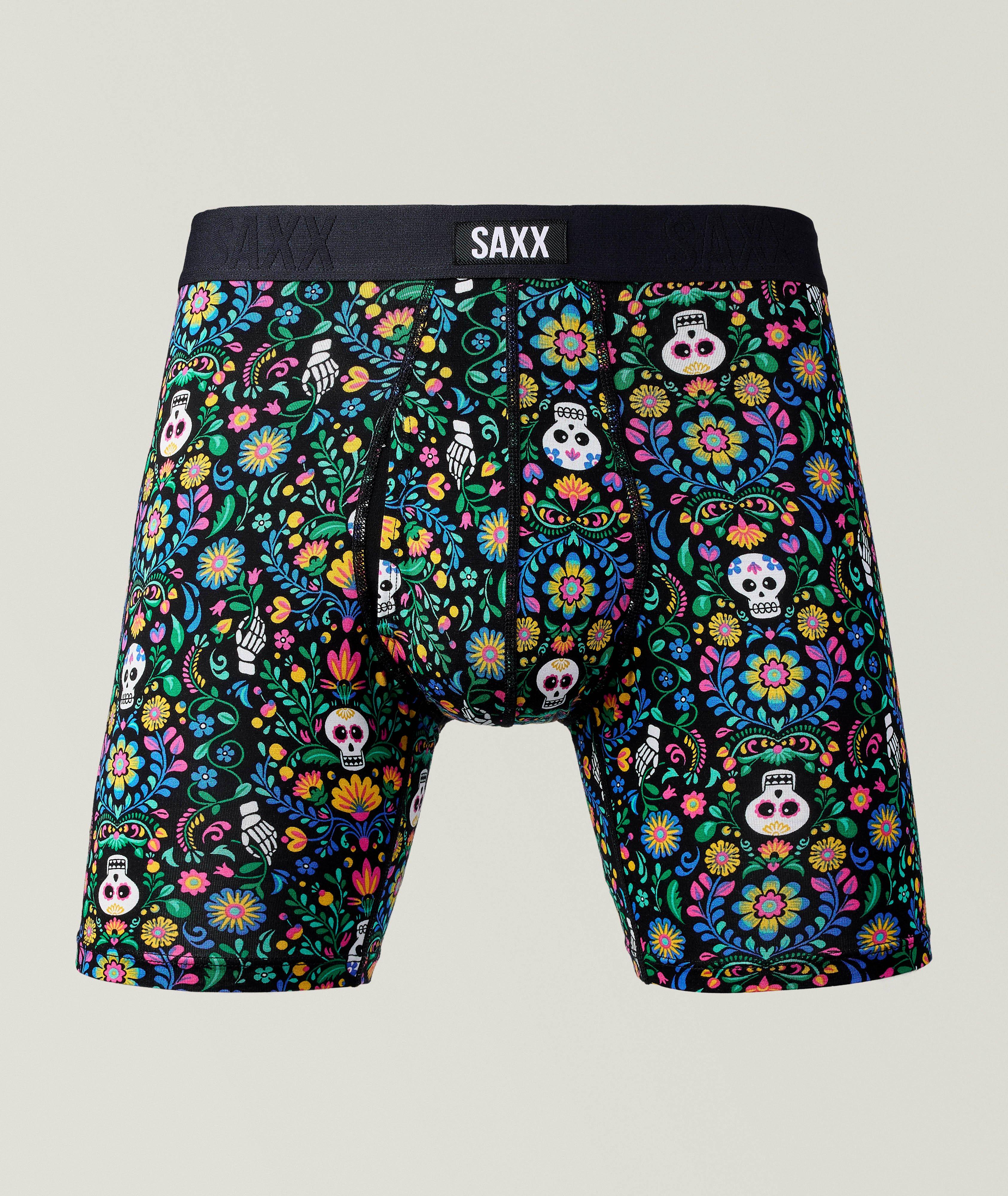 Boxeur Vibe Xtra à motif de crânes et de fleurs image 0