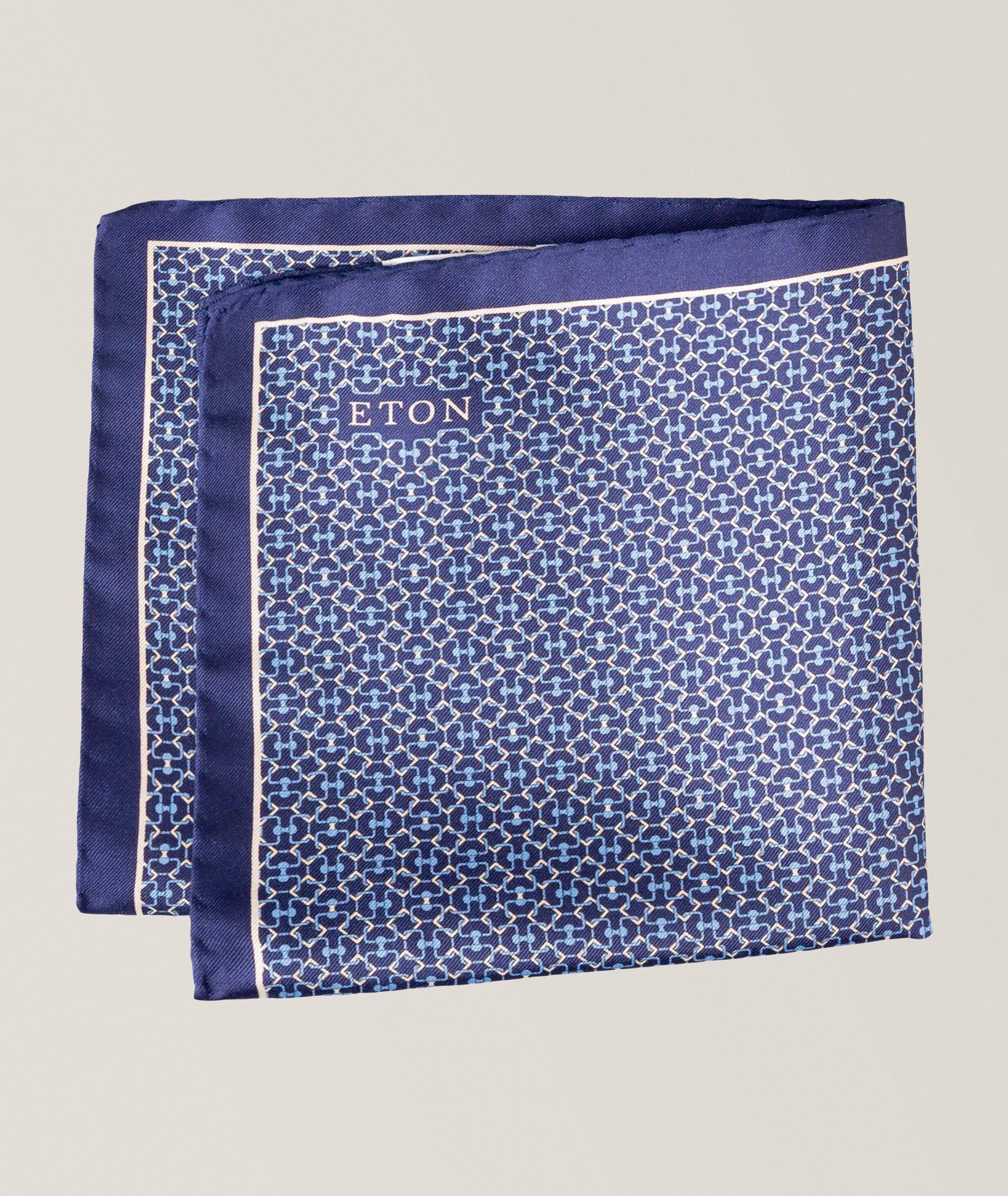 Geometric Silk Pocket Square image 0