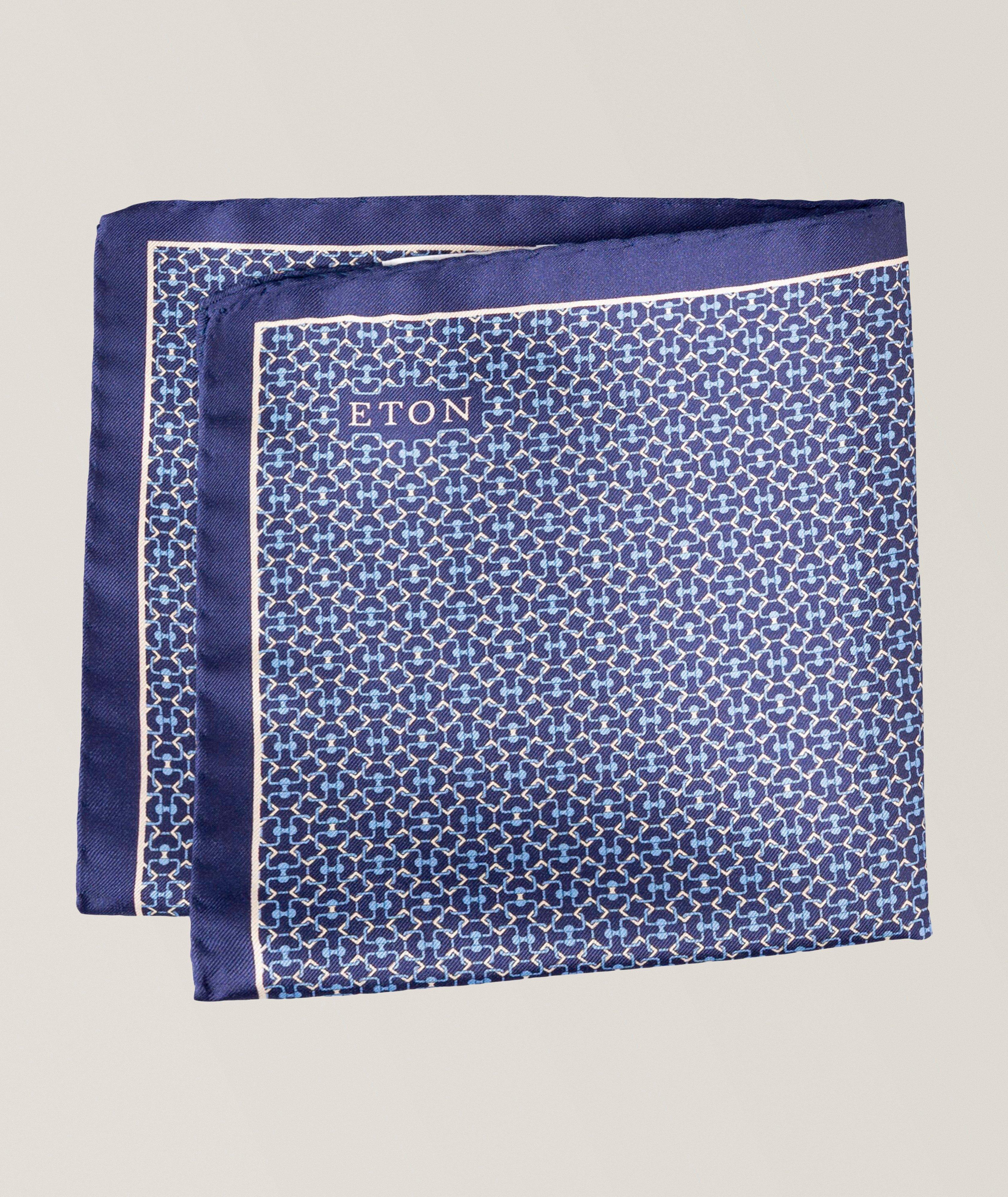 Geometric Silk Pocket Square image 0