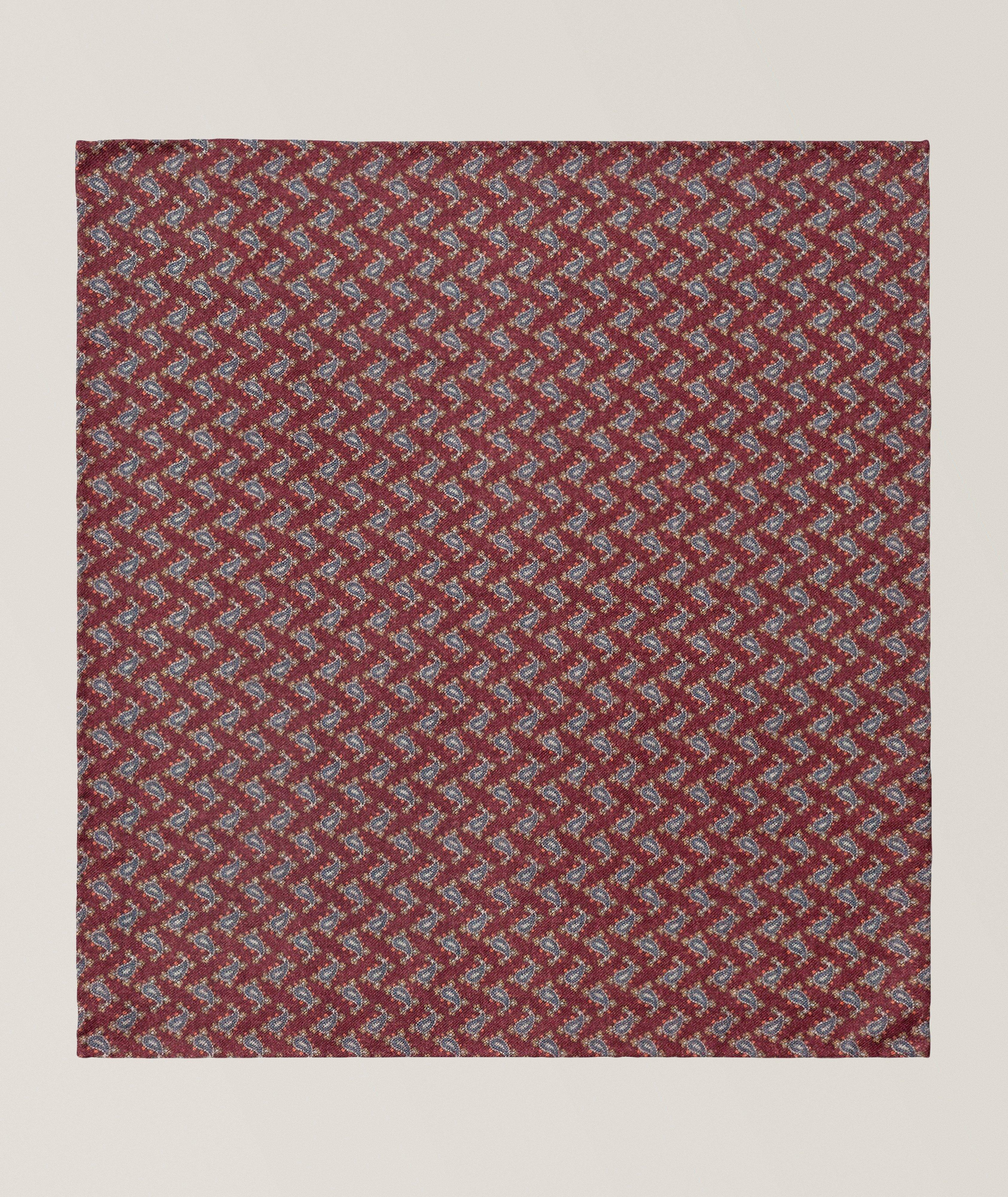 Double Face Wool Pocket Square image 2