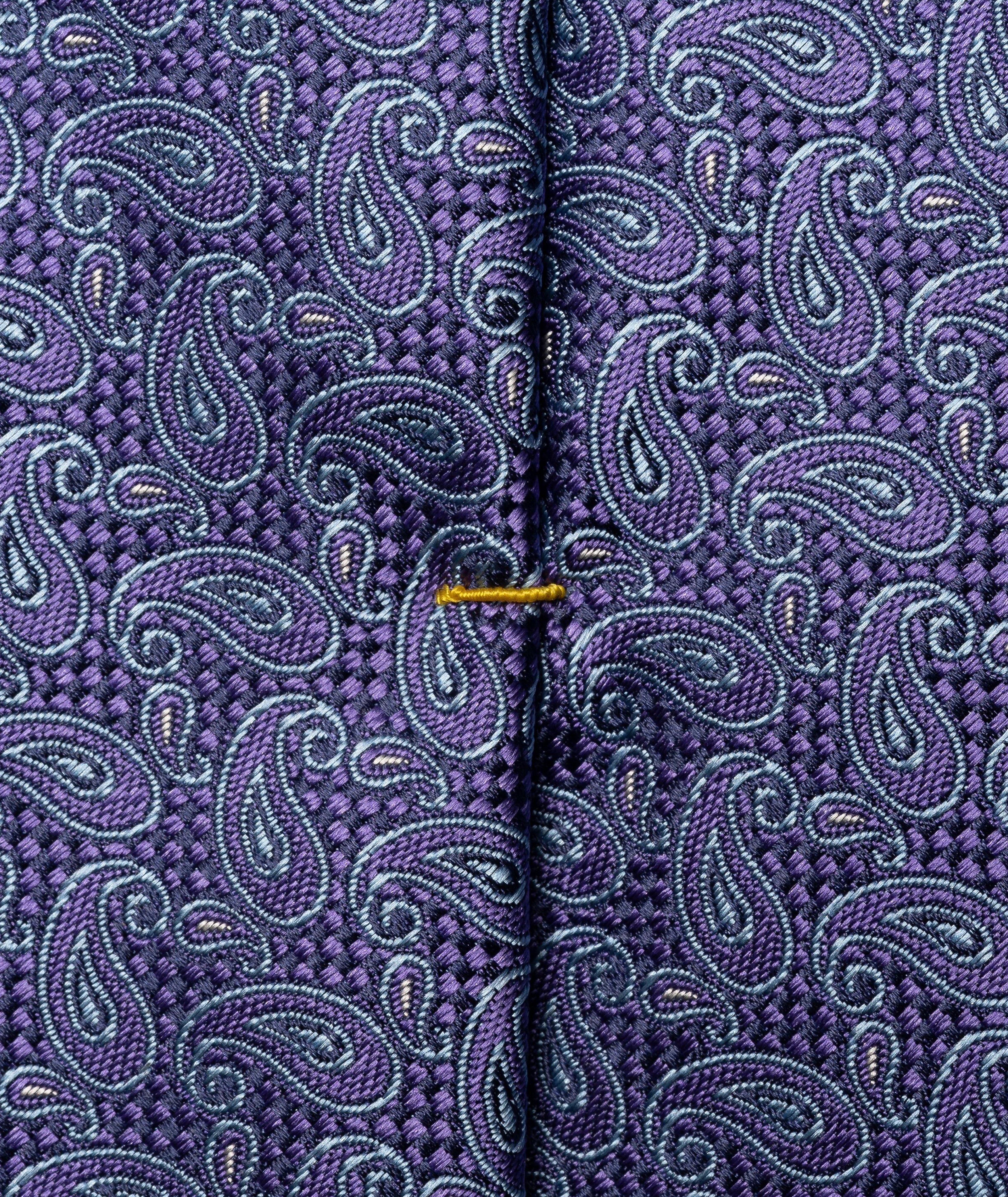 Cravate en soie à motif paisley image 3