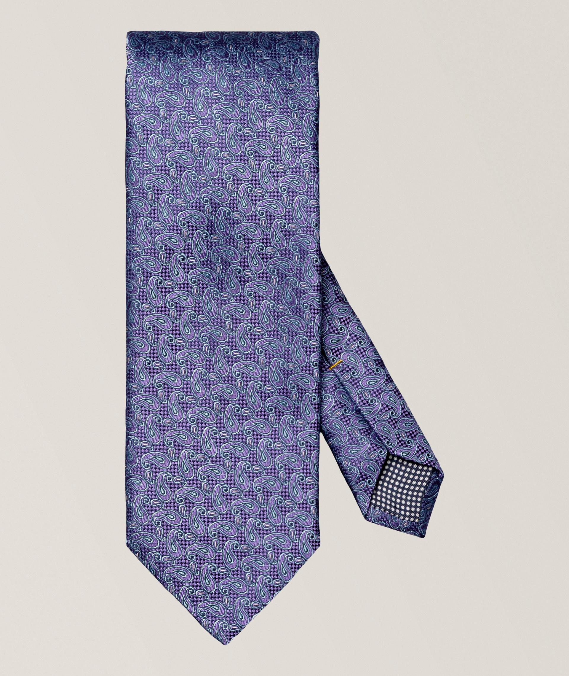 Paisley Woven Silk Tie image 0