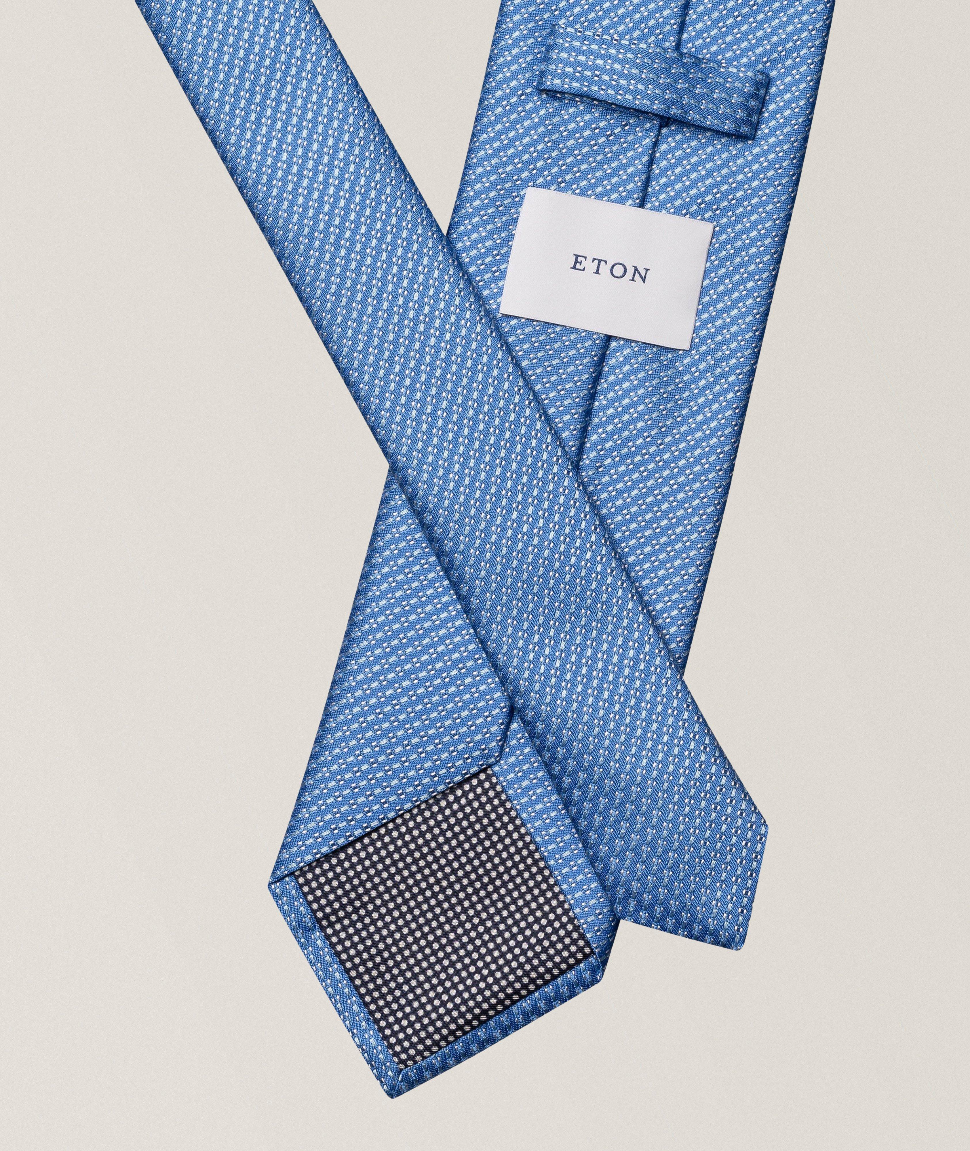 Semi-Solid Woven Silk Tie image 1