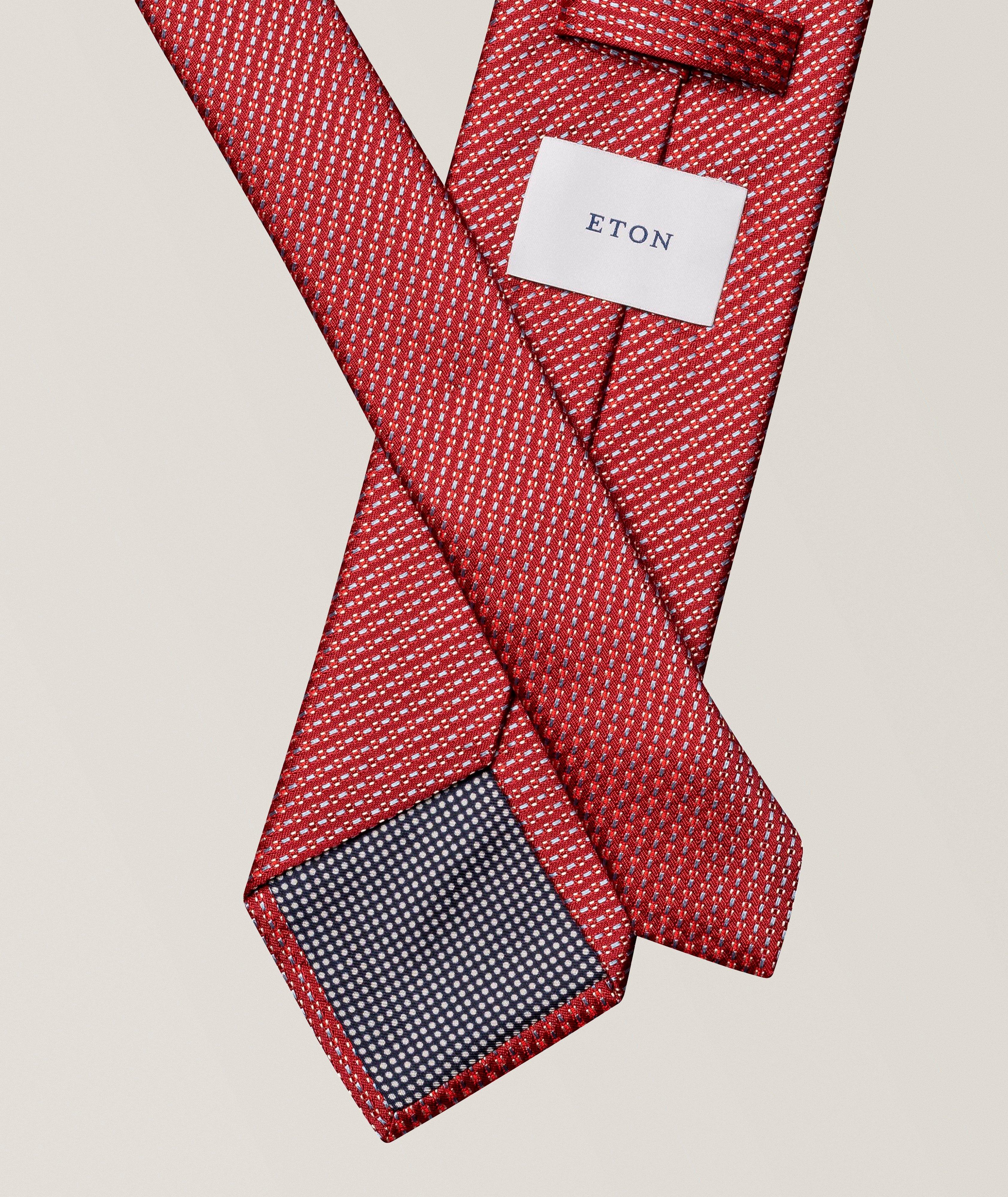 Semi-Solid Woven Silk Tie image 1