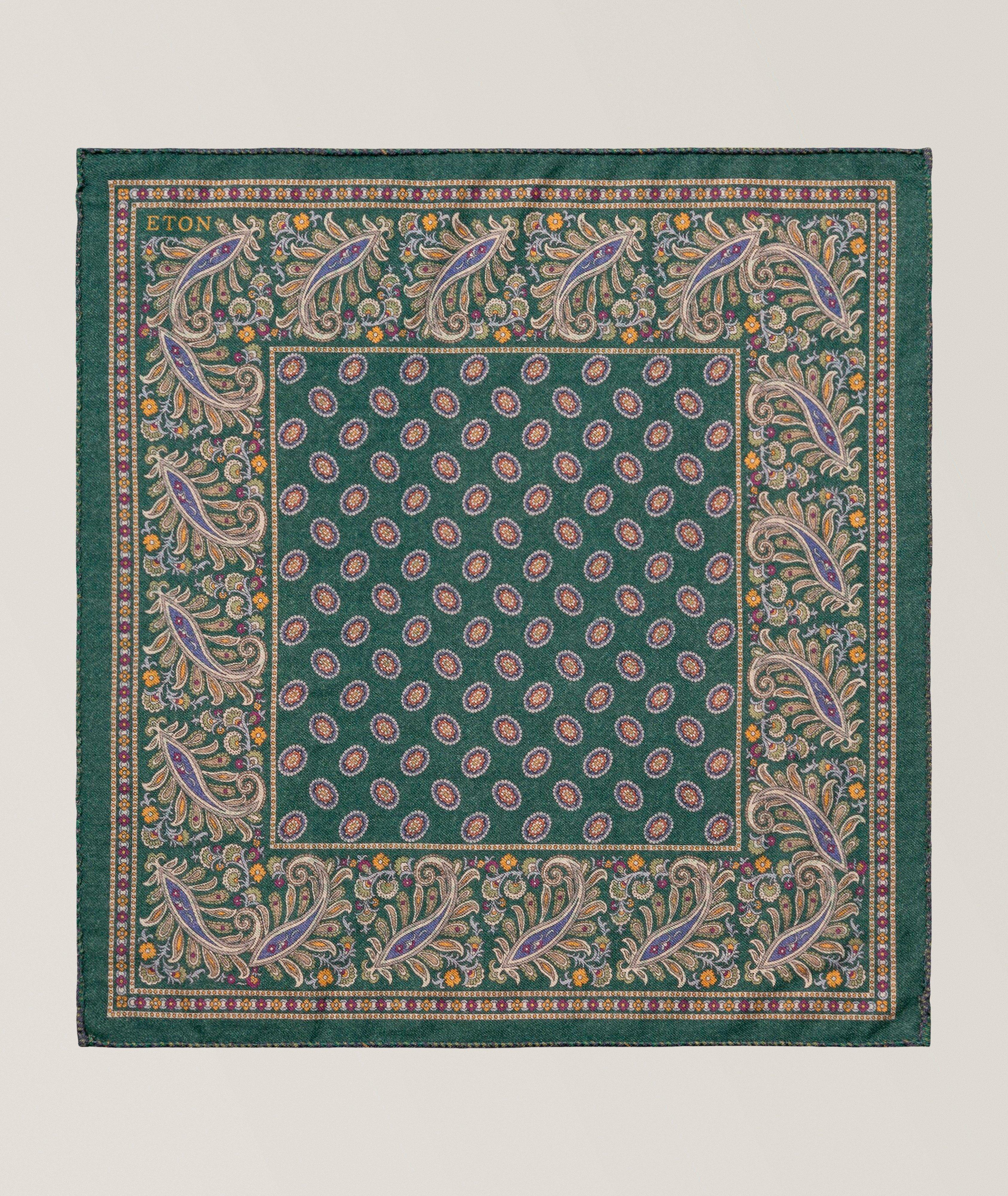 Mouchoir de poche en laine à motifs image 1