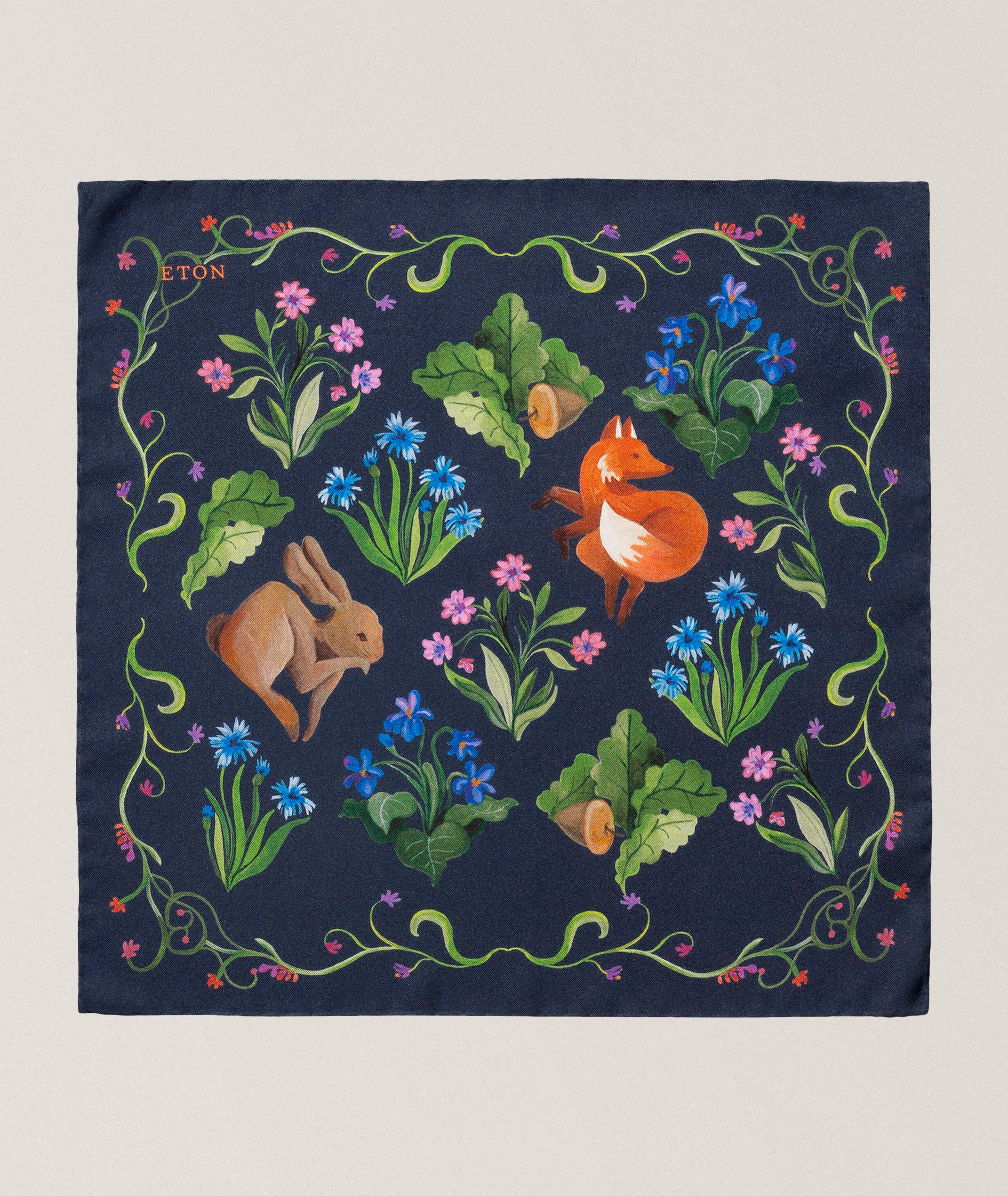 Motif Silk Pocket Square image 1