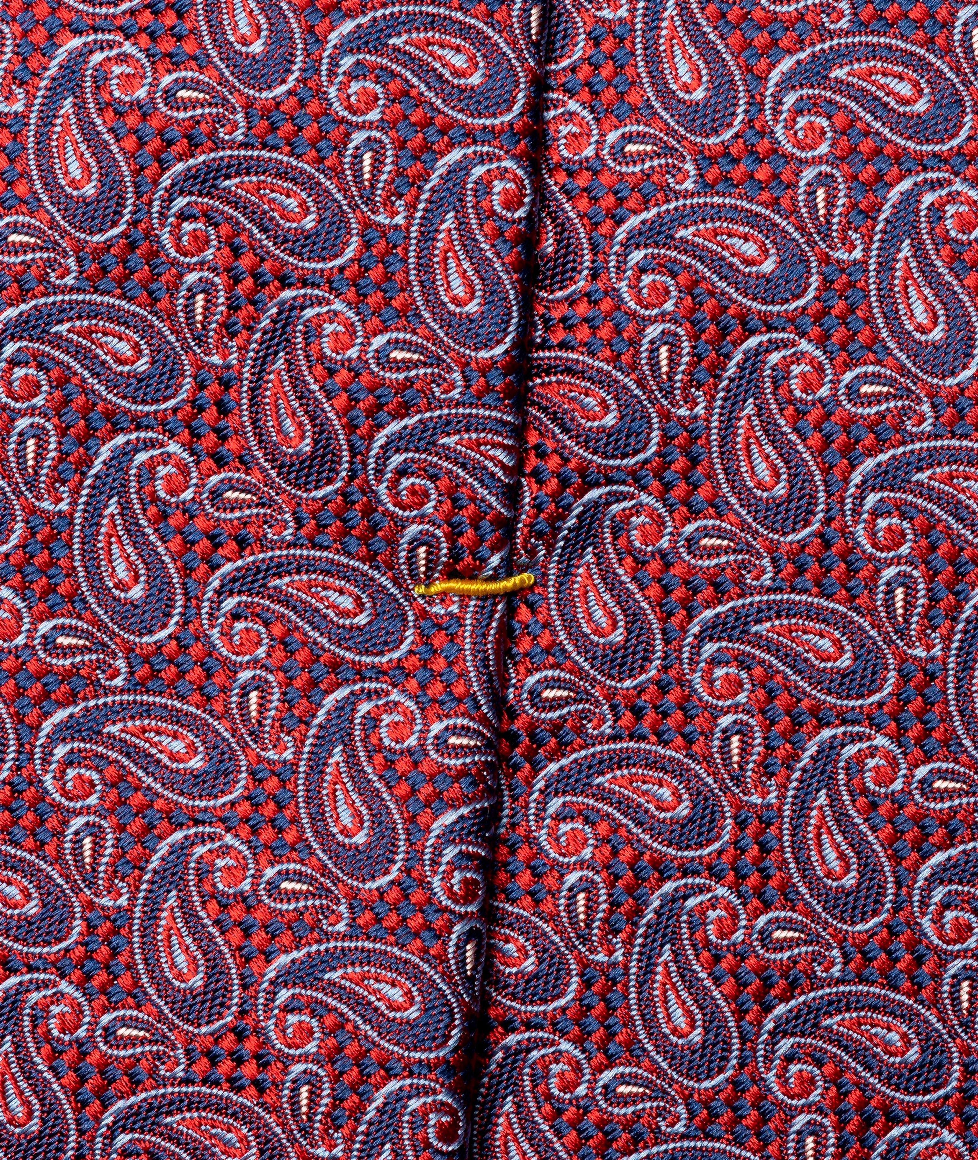 Cravate en soie à motif paisley image 3