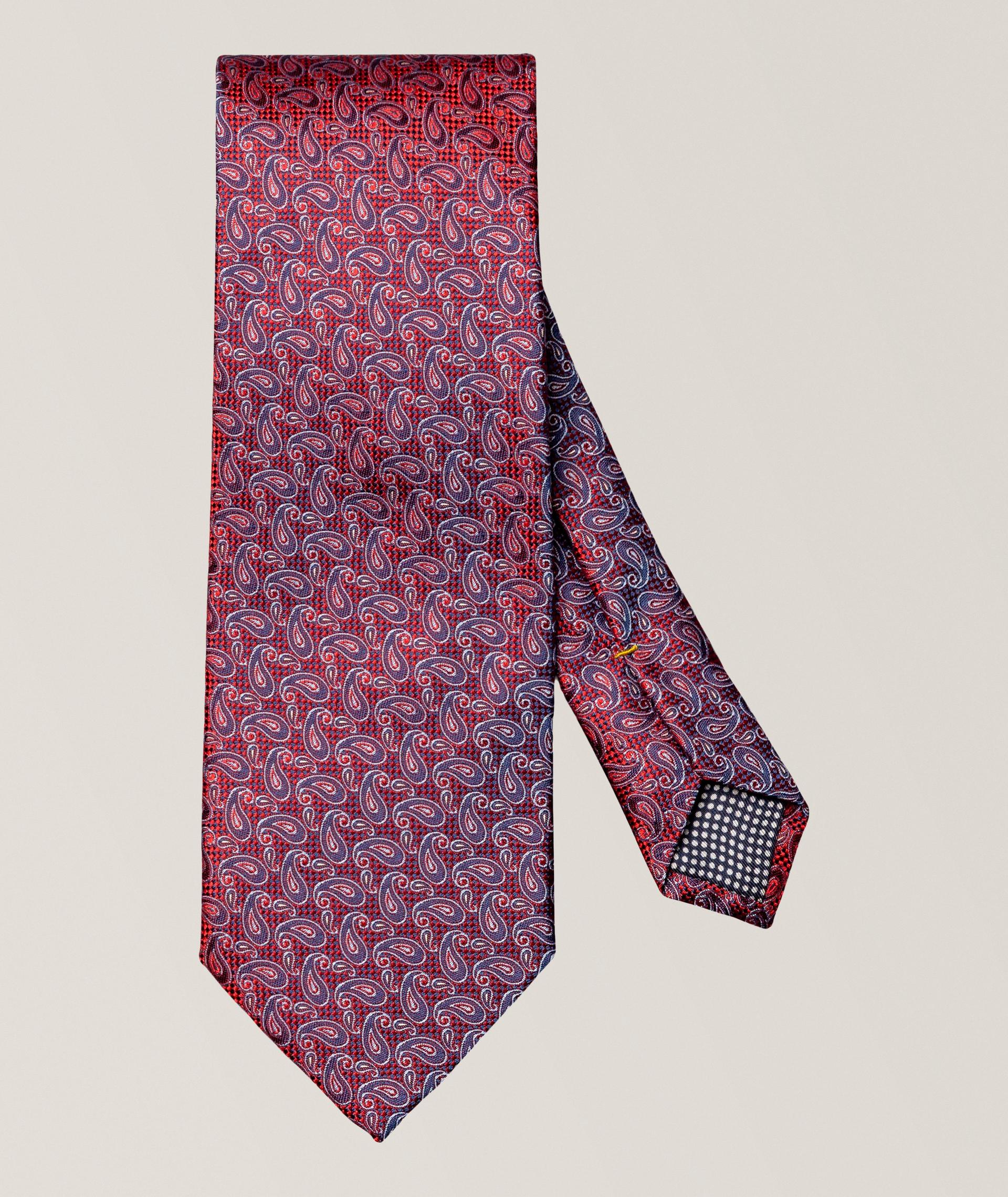 Paisley Woven Silk Tie image 0