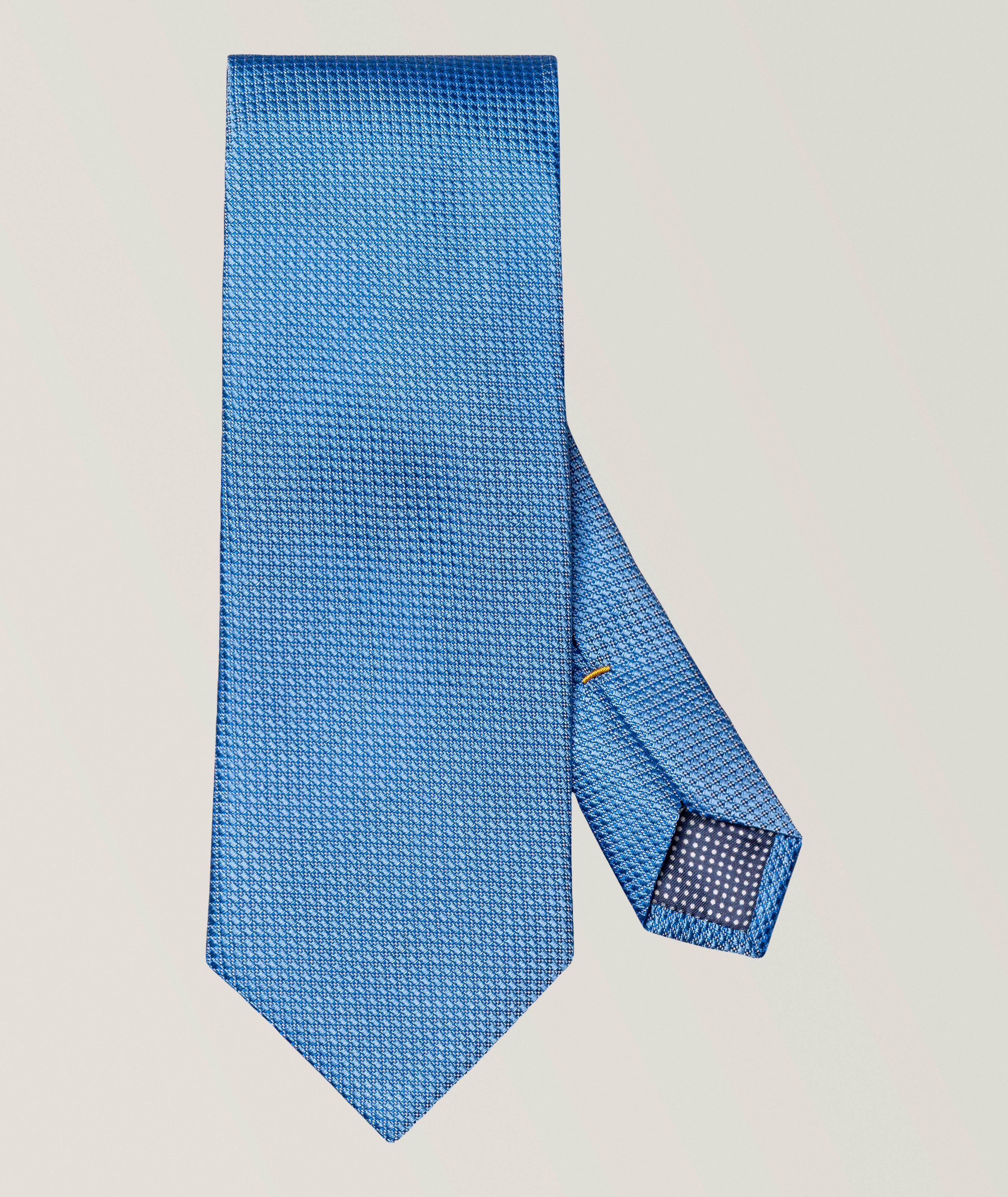 Pin-Dot Woven Silk Tie image 0