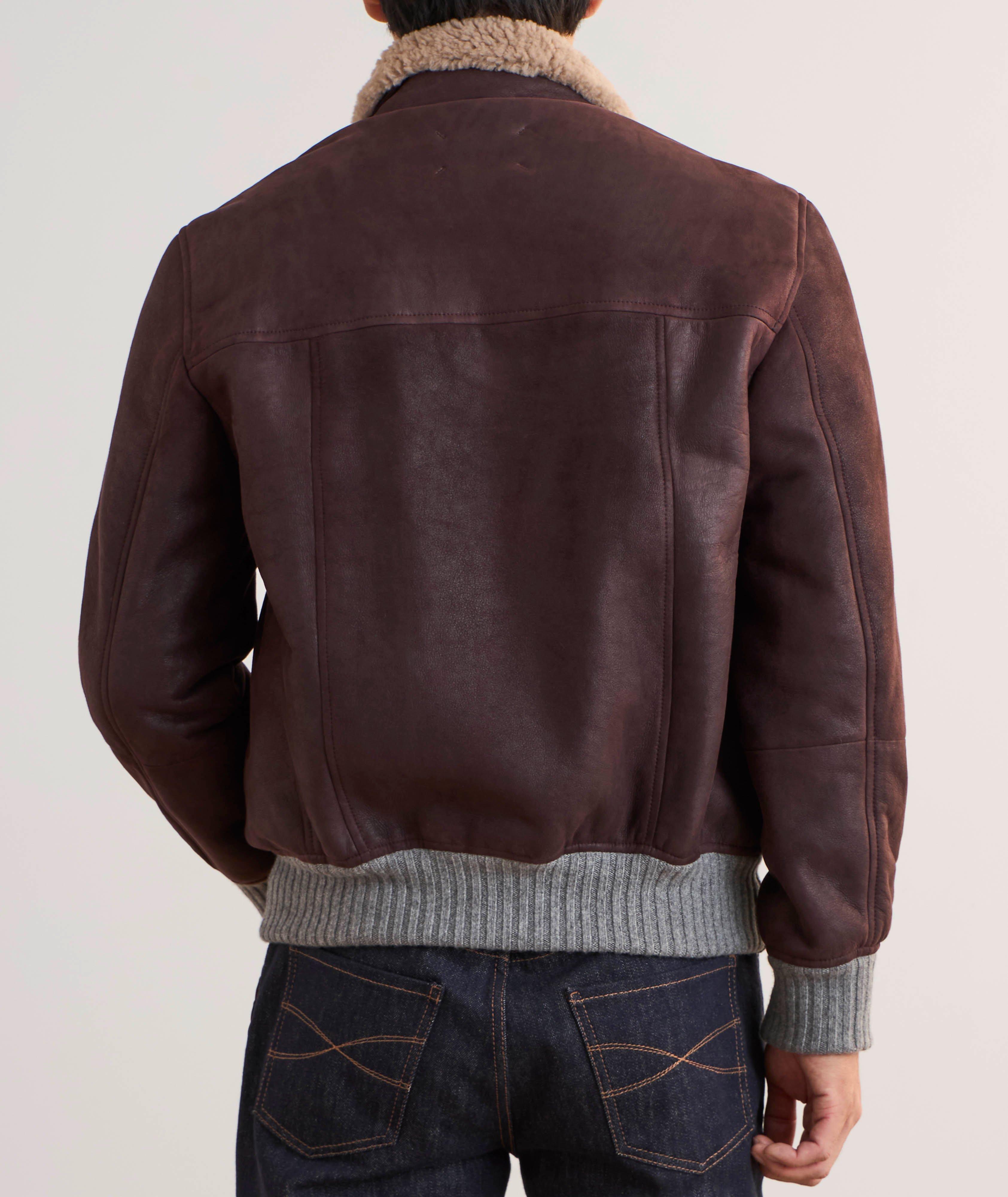 Blouson en suède doublé de rason image 2