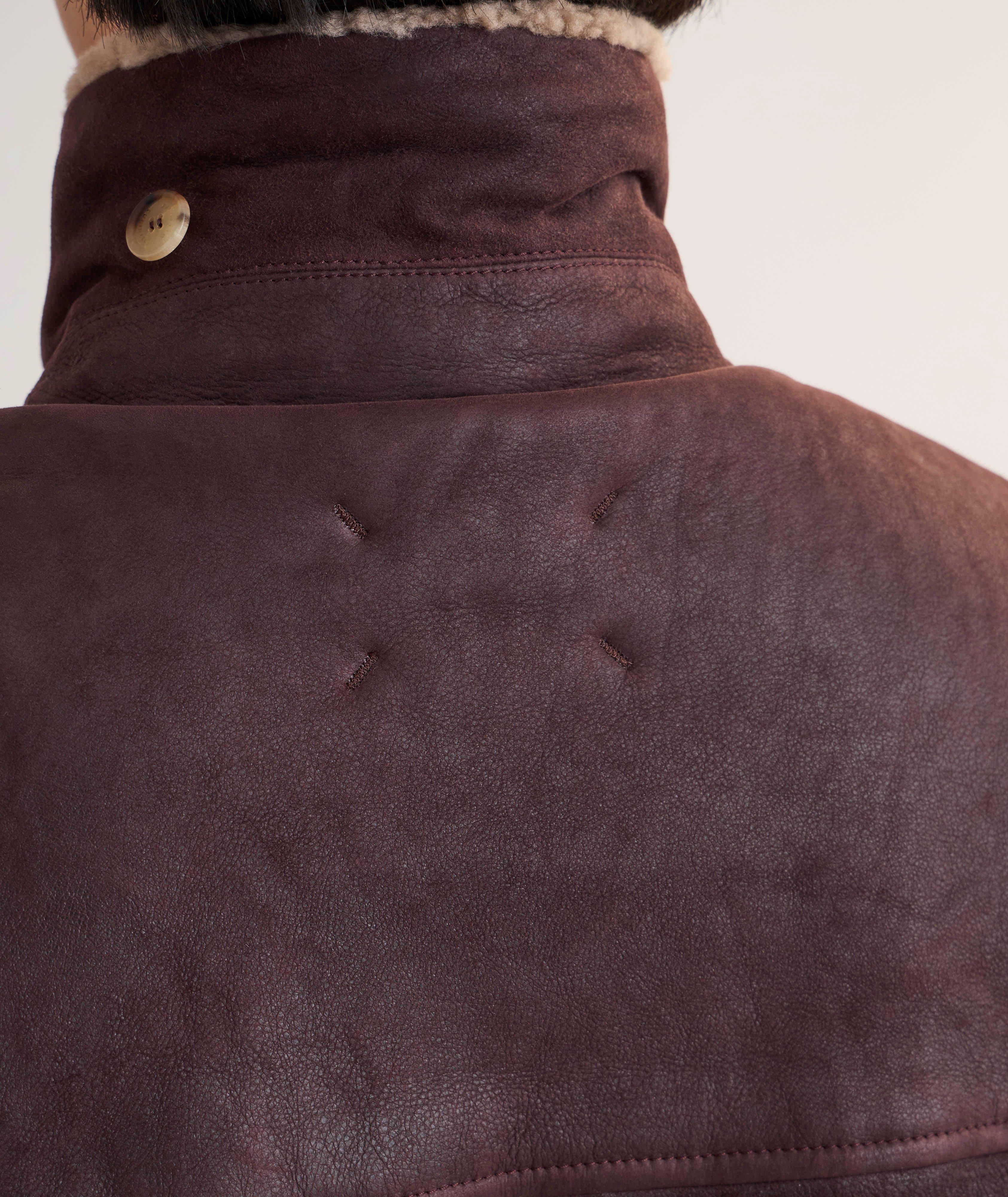 Blouson en suède doublé de rason image 5
