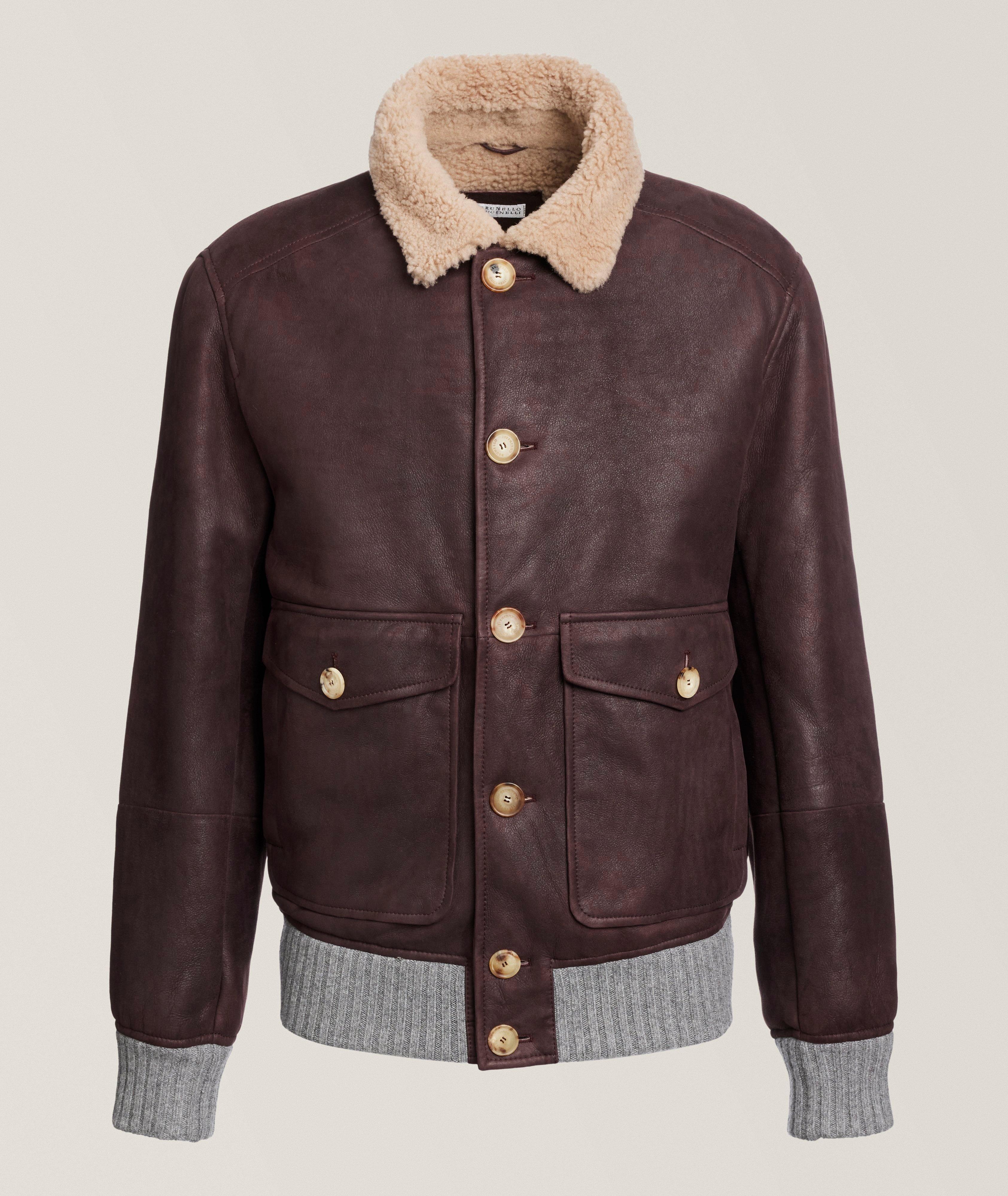 Blouson en suède doublé de rason image 0