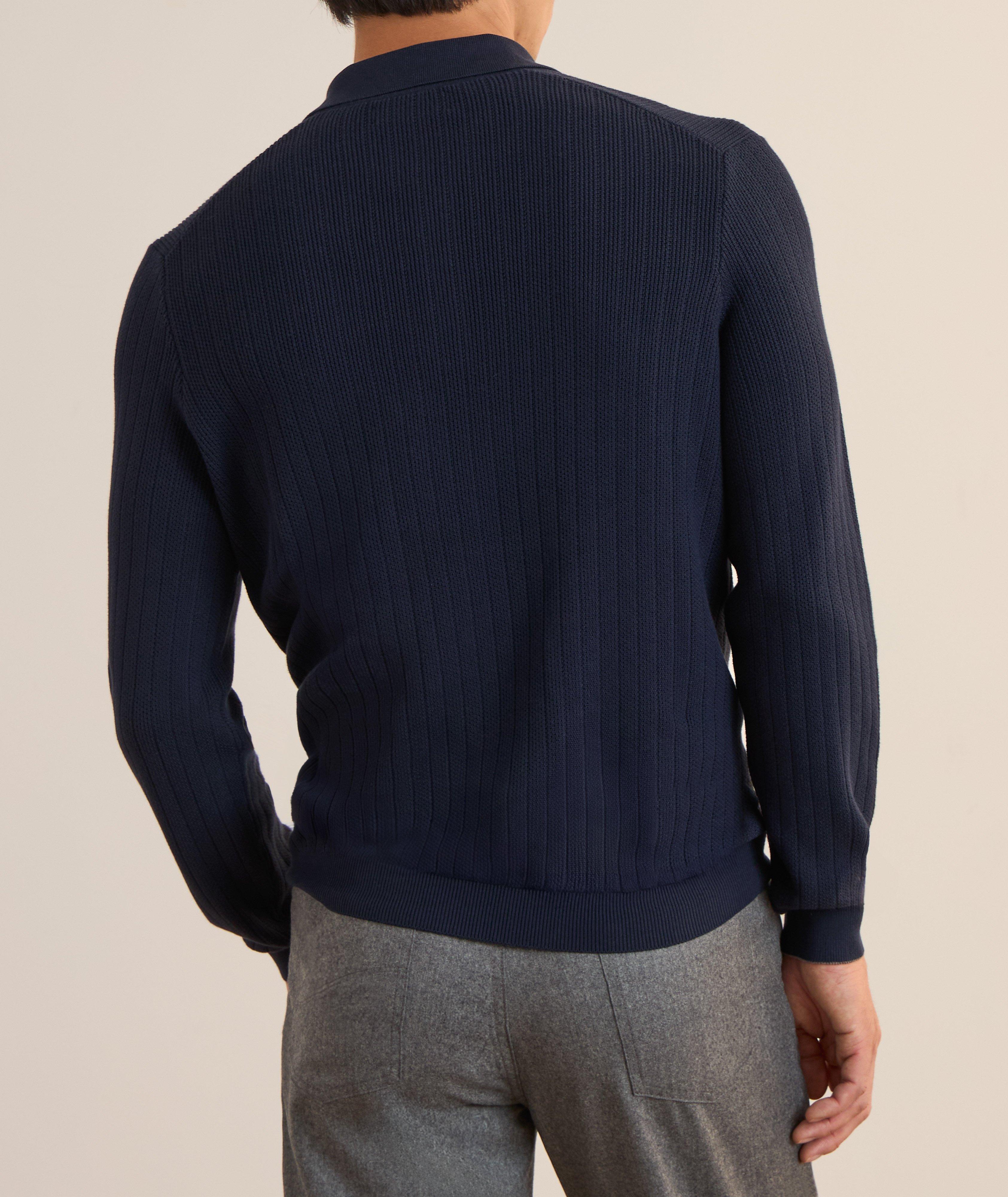 Cotton Polo Sweater image 2