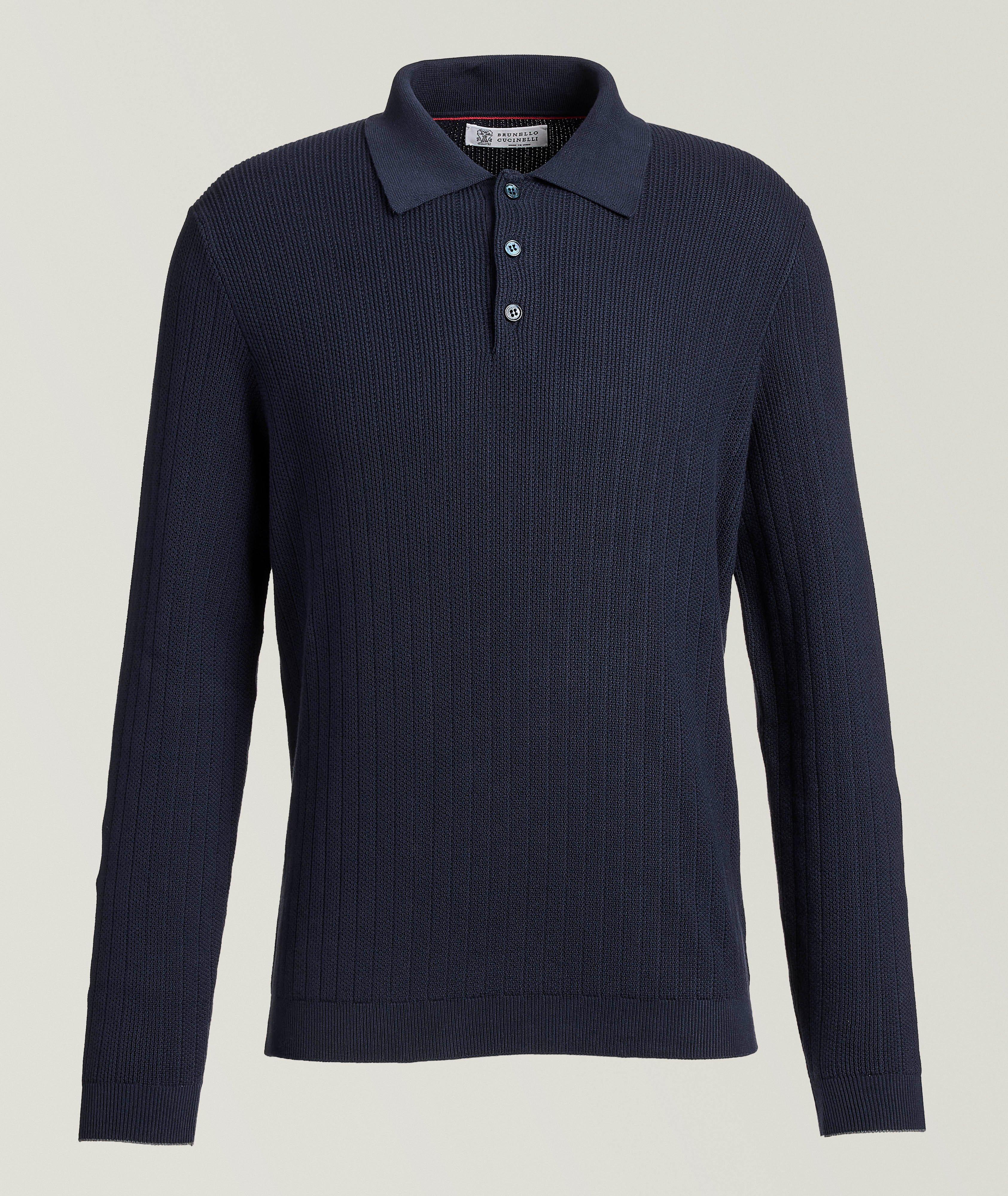 Cotton Polo Sweater image 0