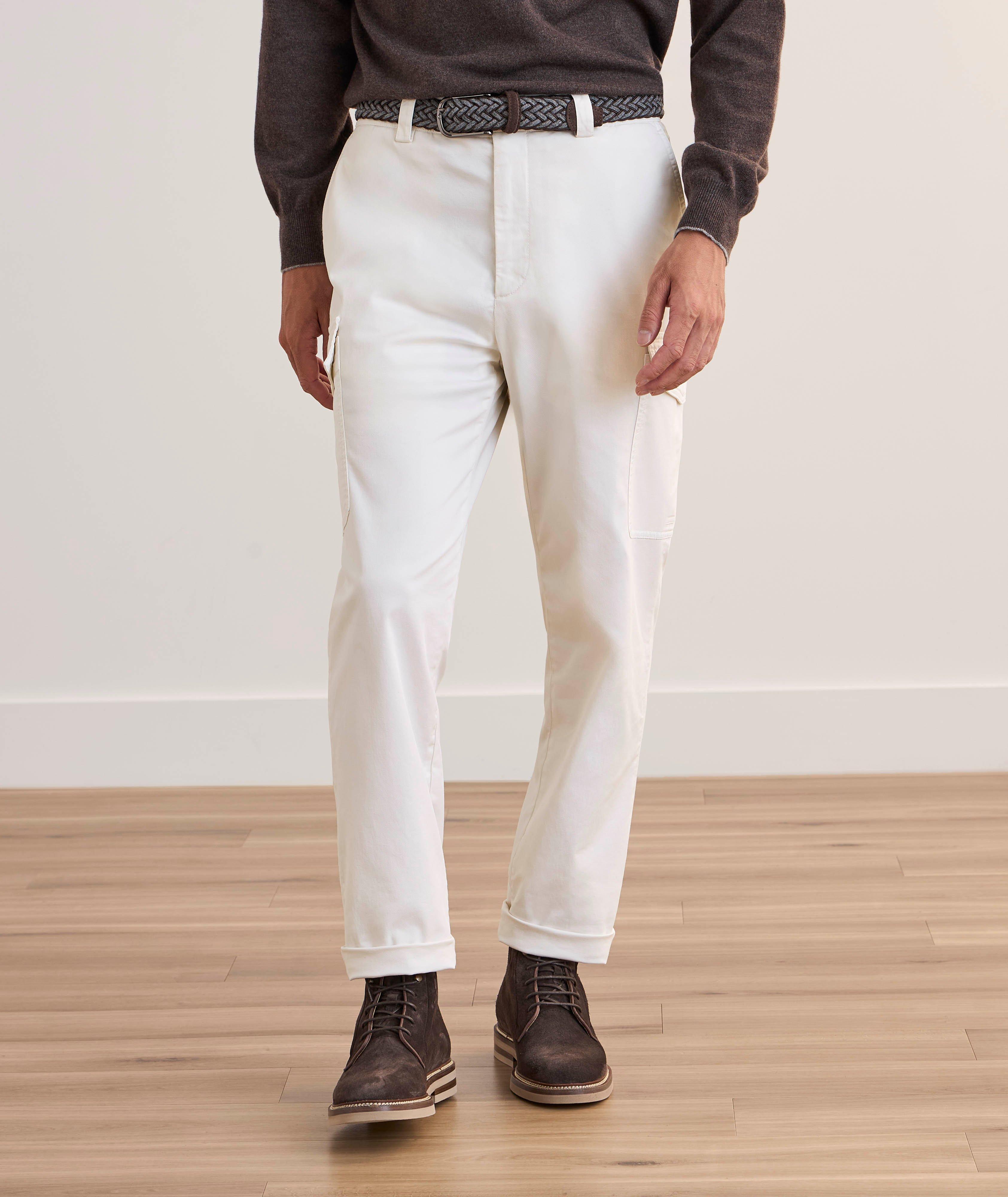 Stretch-Cotton Cargo Pants image 1