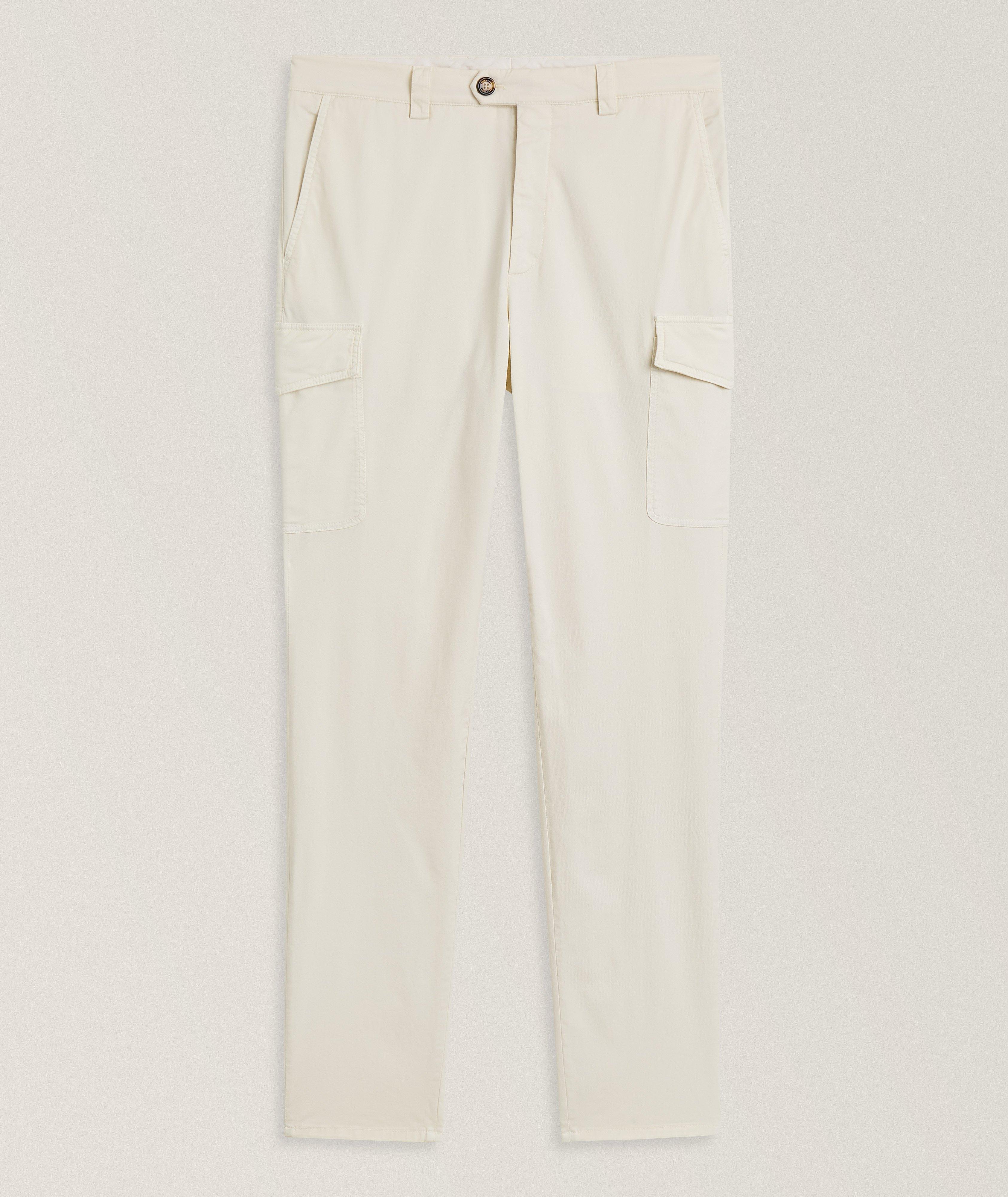 Stretch-Cotton Cargo Pants image 0