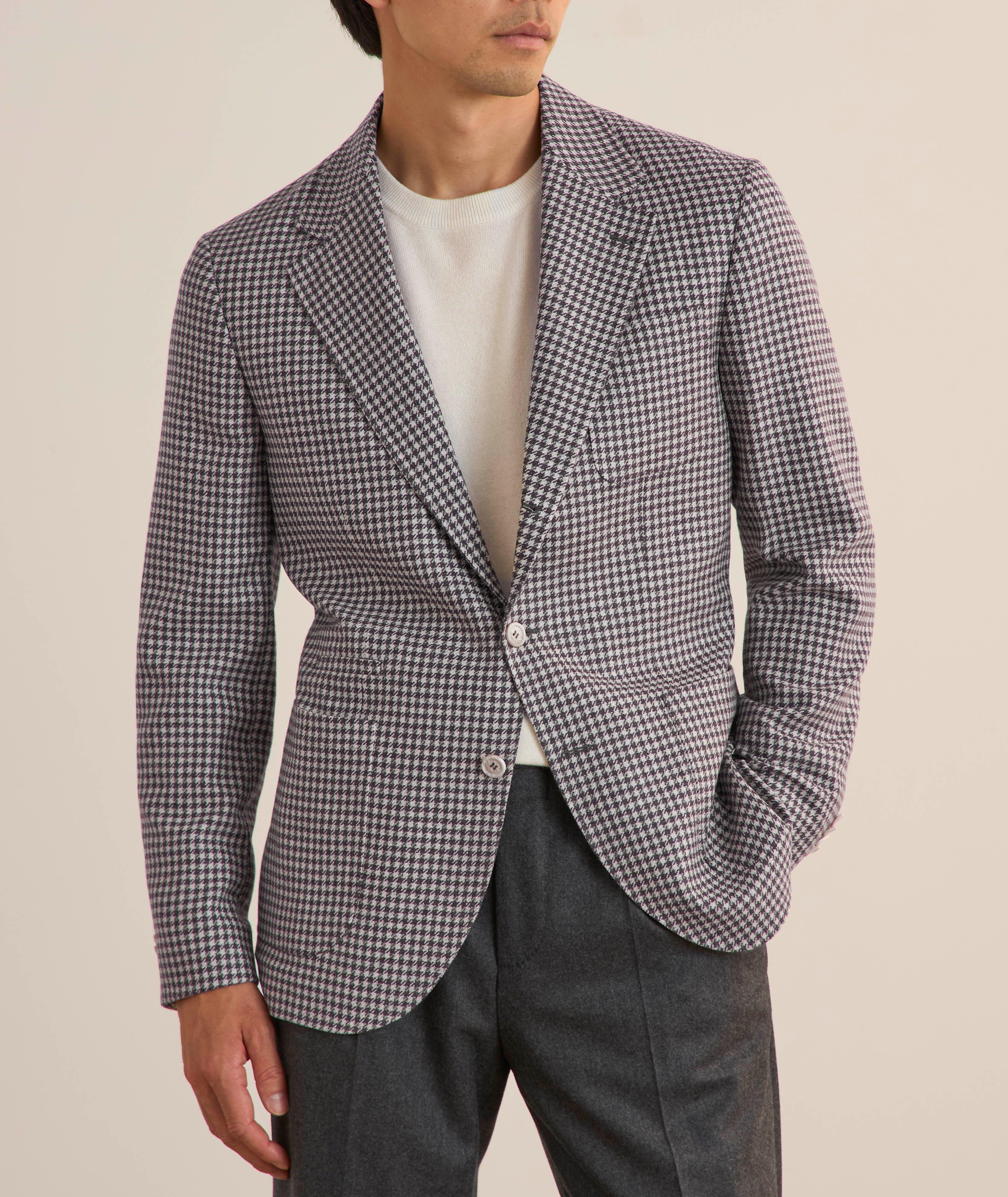 Mini Check Wool-Blend Sport Jacket  image 1