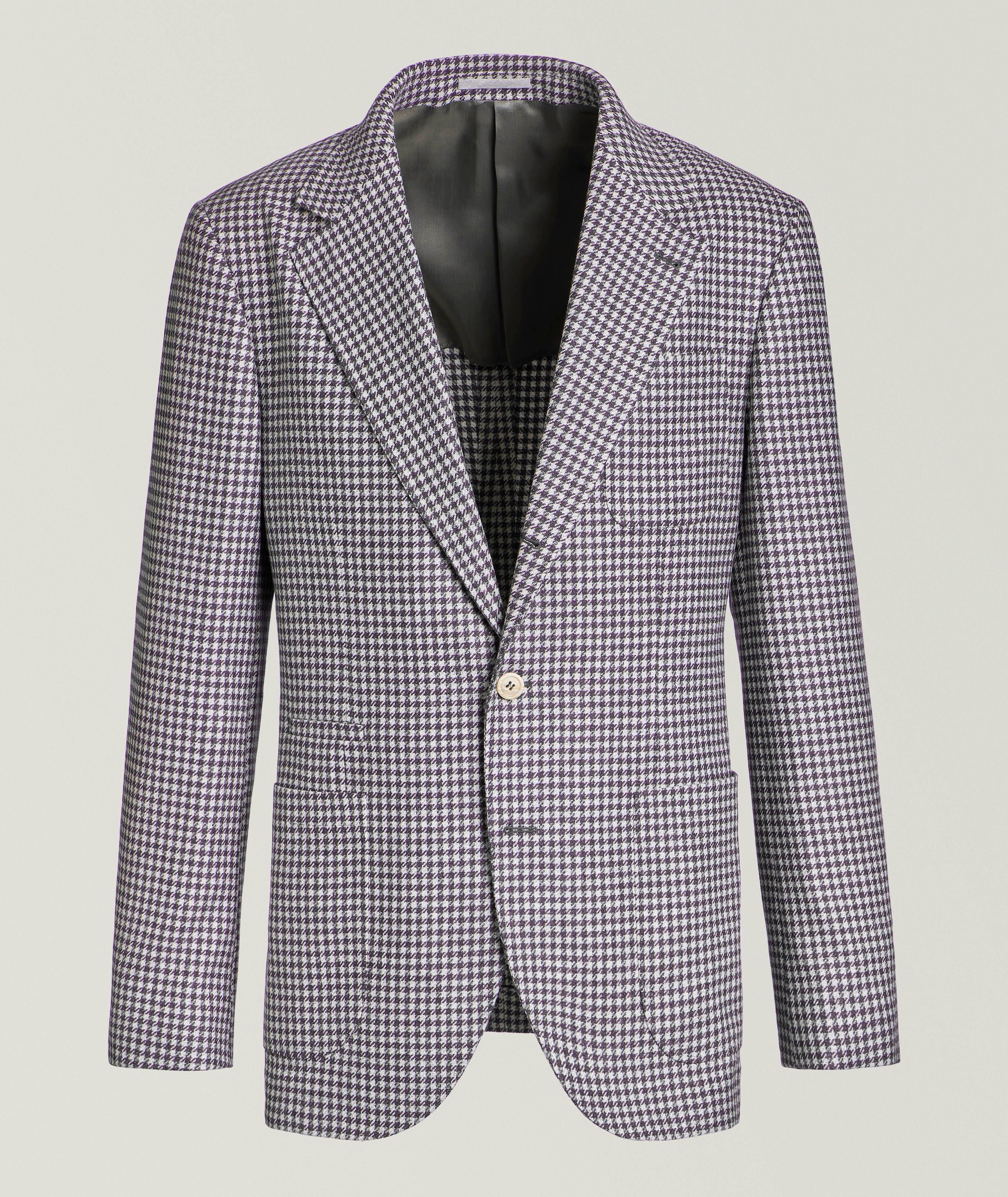 Mini Check Wool-Blend Sport Jacket  image 0