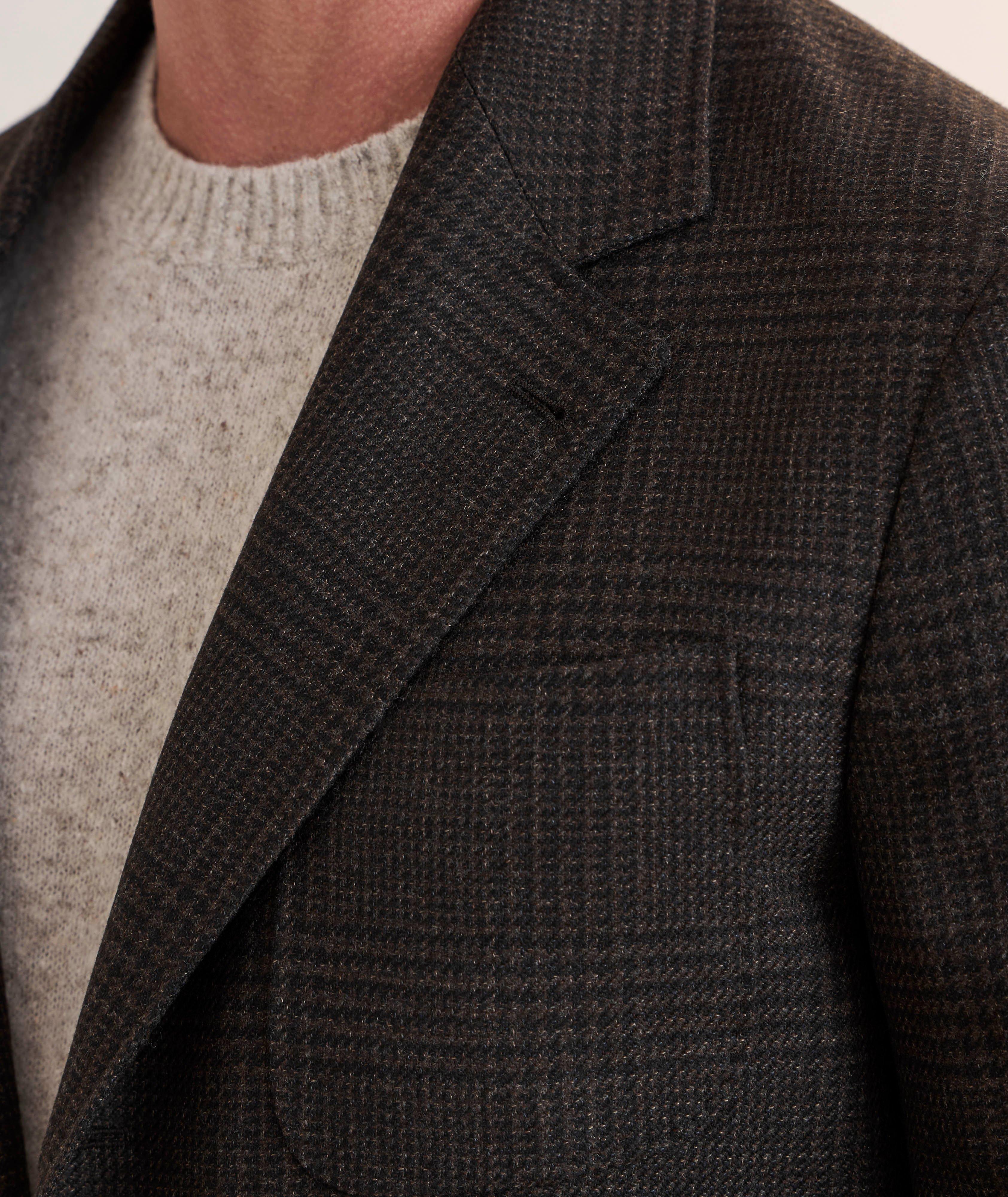 Glen Check Wool-Blend Suit Jacket  image 3