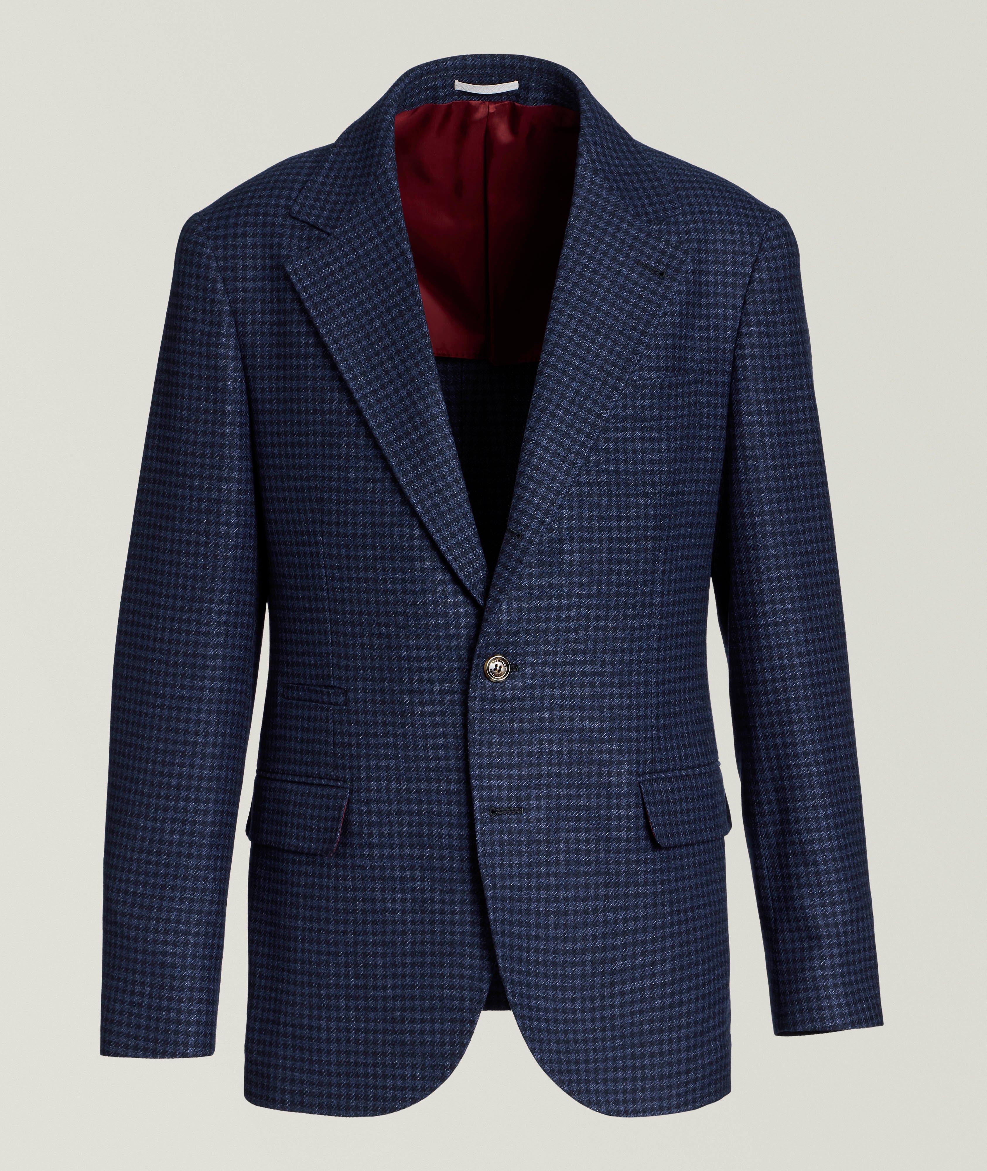 Mini Check Wool-Blend Sport Jacket  image 0