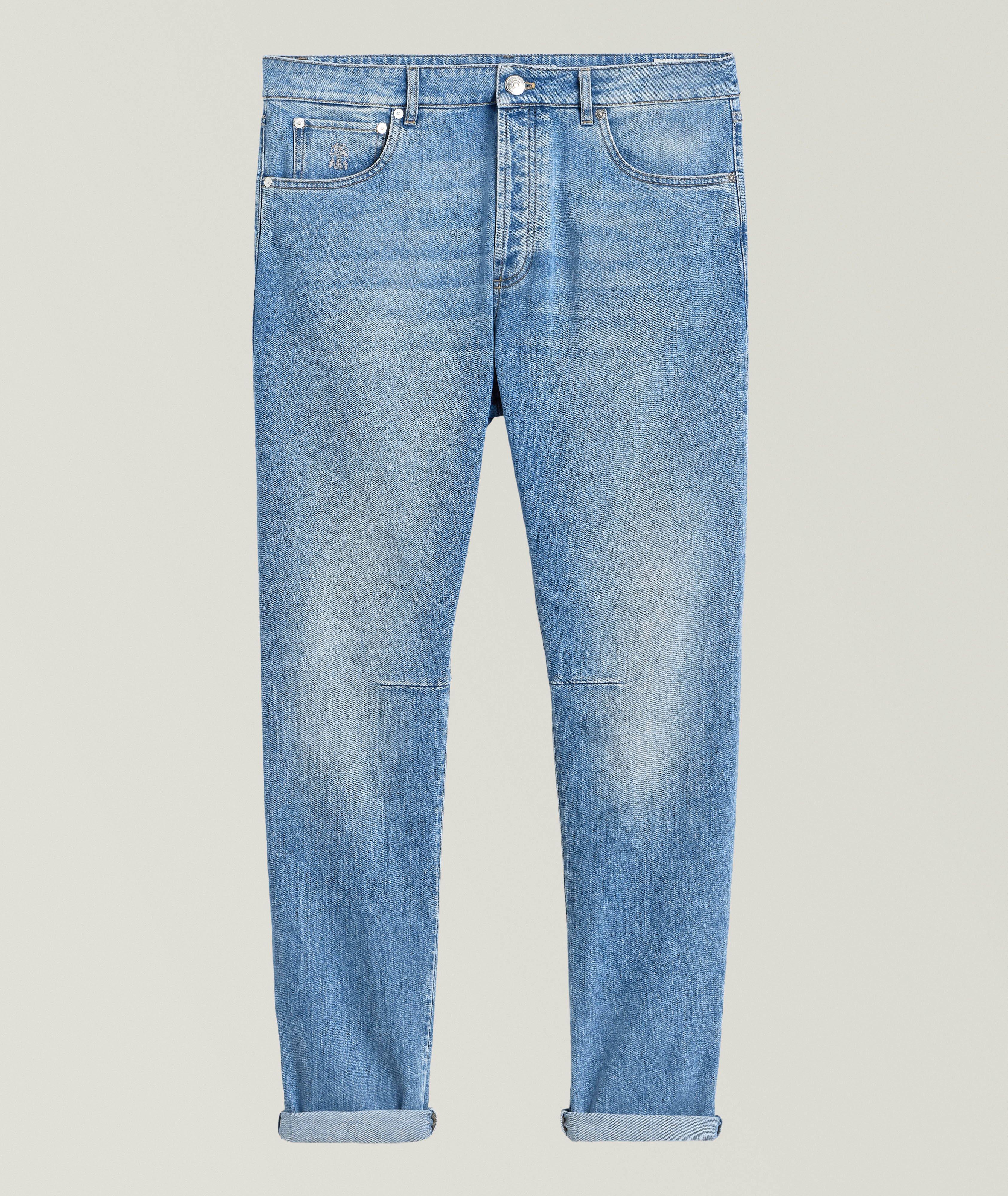 Leisure-Fit Lightweight Jeans  image 0