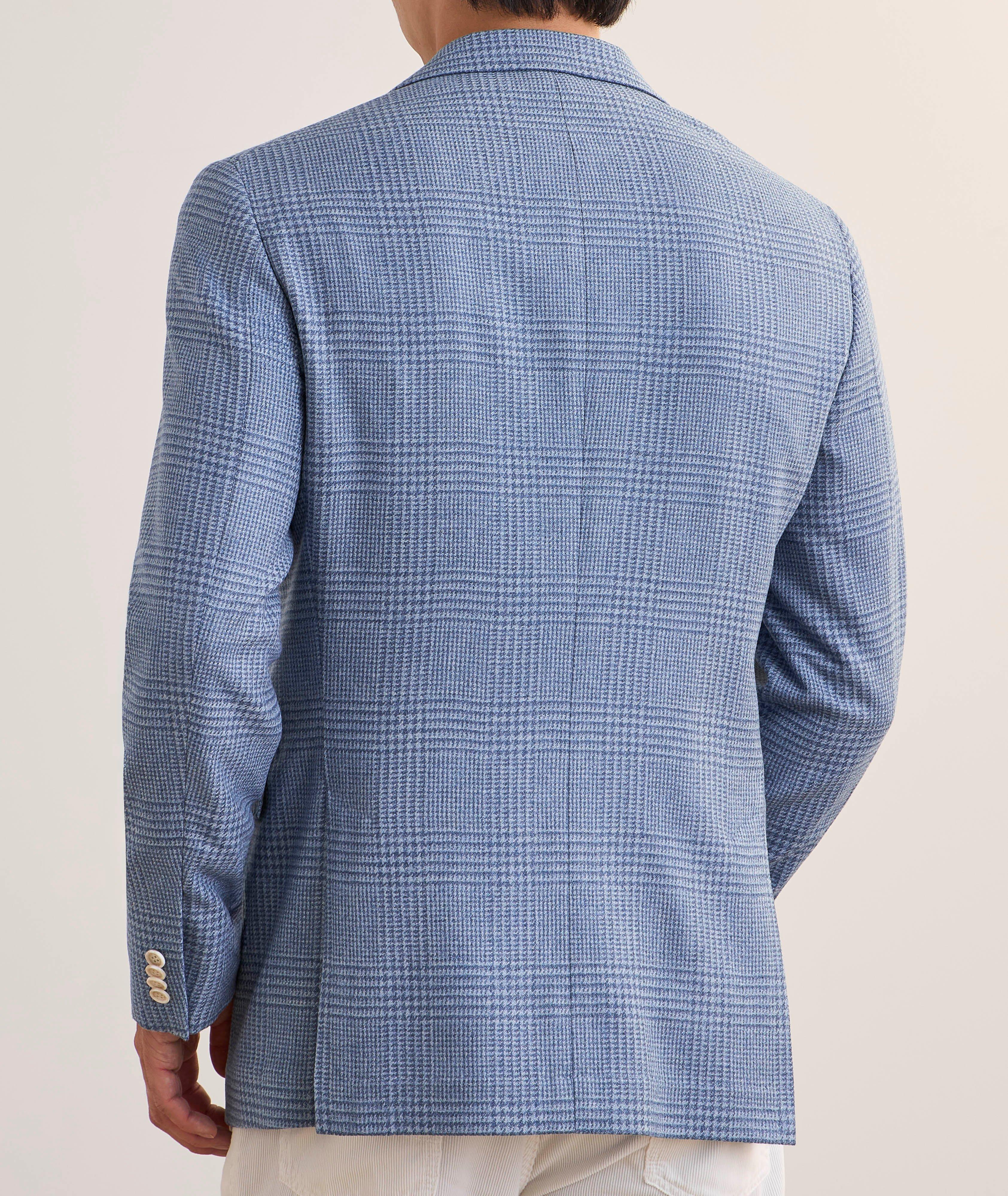 Plaid Wool-Blend Peak Sport Jacket  image 2