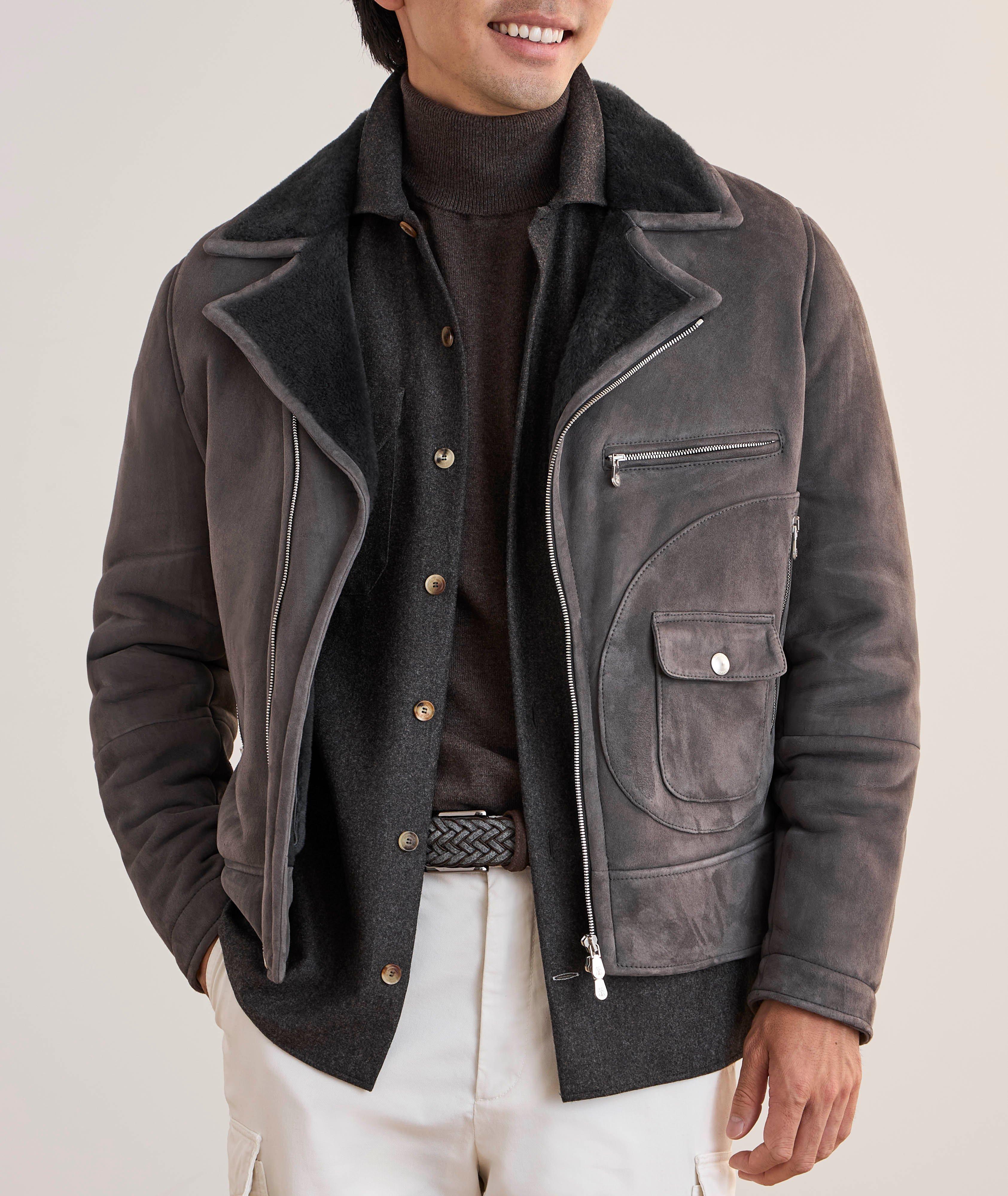 BRUNELLO CUCINELLI シアリング アビエイタージャケット BRUNELLO CUCINELLI シアリング アビエイタージャケット - メルカリ