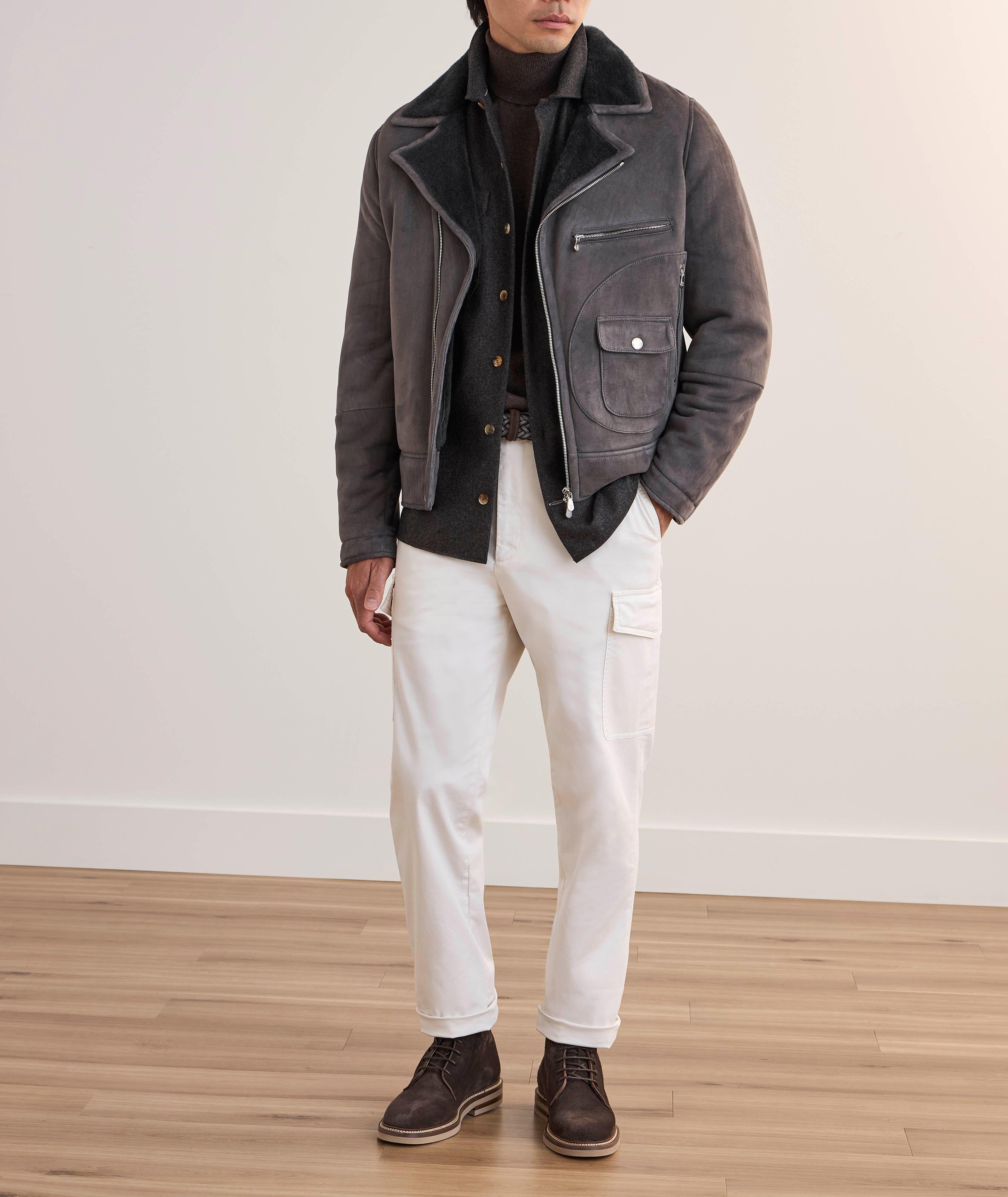 BRUNELLO CUCINELLI シアリング アビエイタージャケット BRUNELLO CUCINELLI シアリング アビエイタージャケット - メルカリ