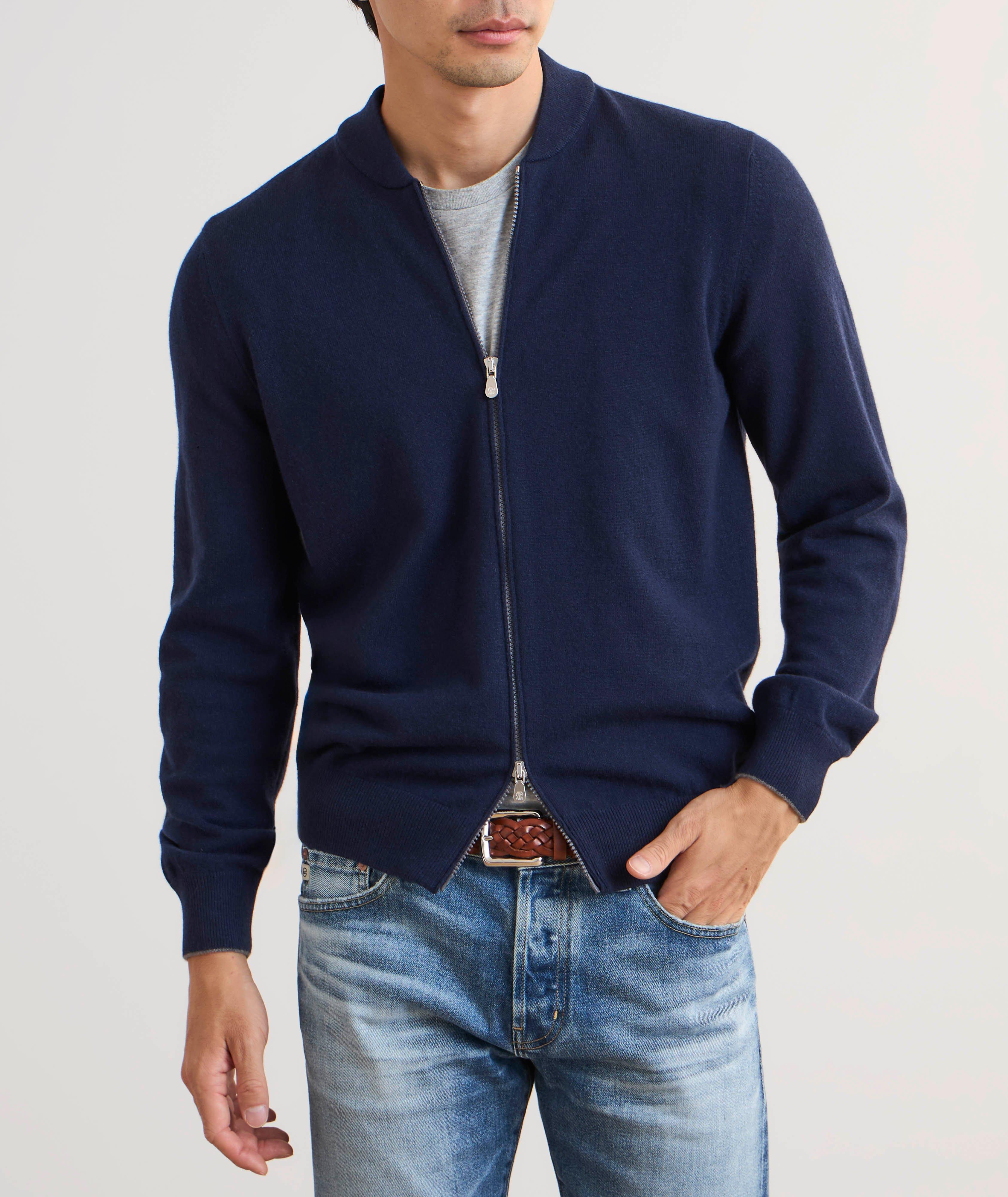 Cashmere Full-Zip Cardigan image 1