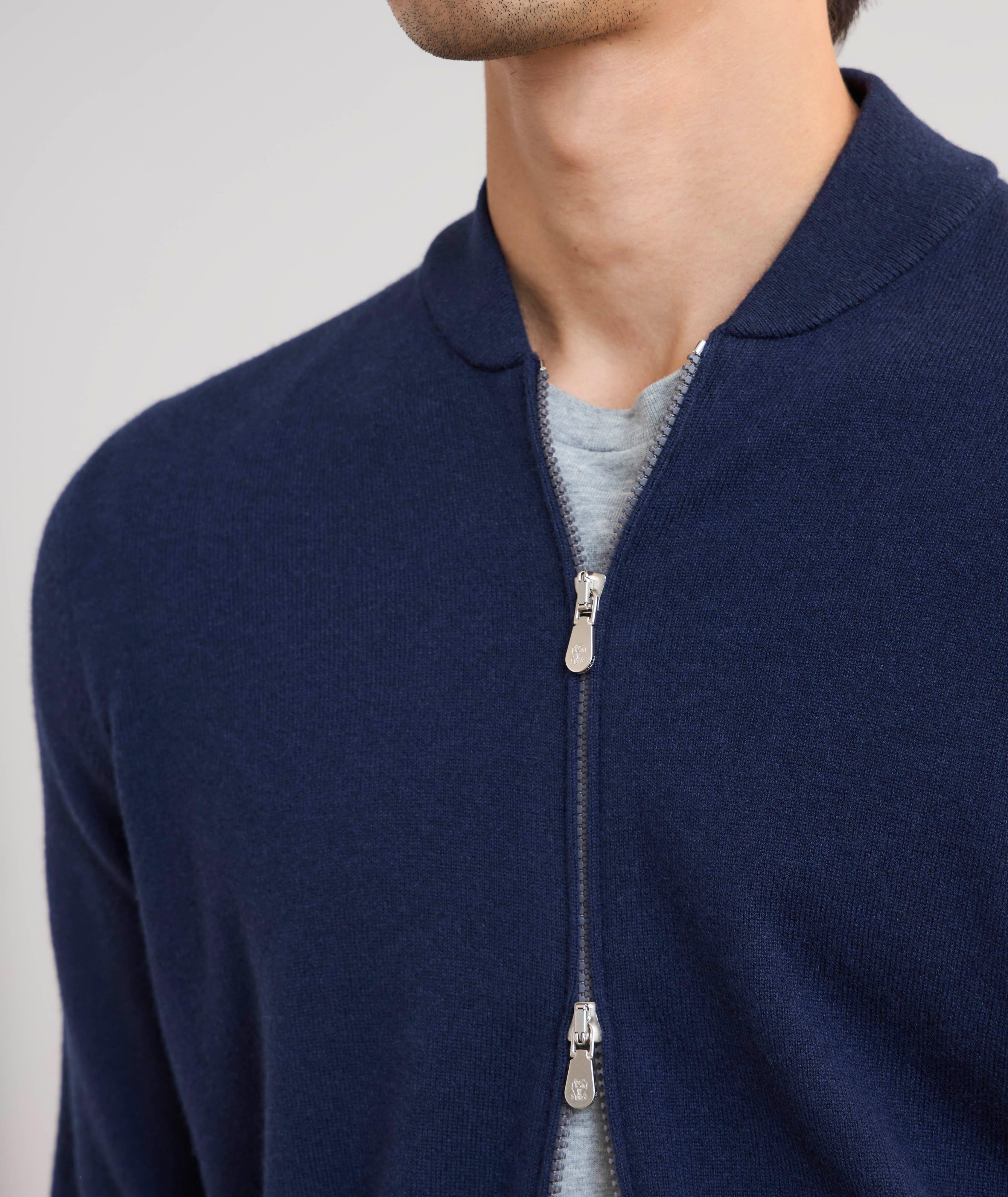 Cashmere Full-Zip Cardigan image 3